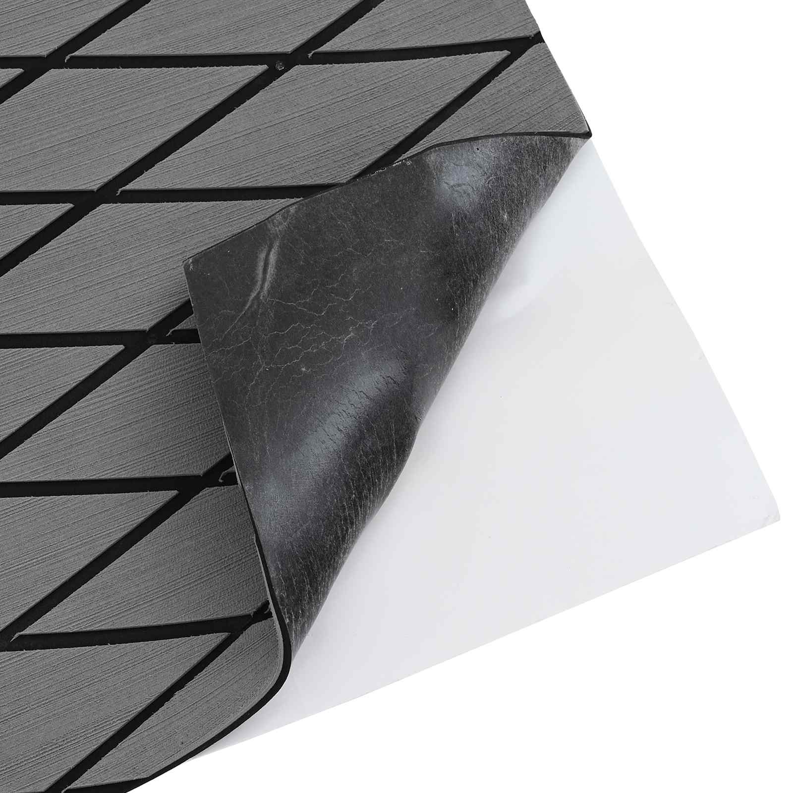 Tappetino per Barche Grigio Chiaro e Nero 190 x 70 cm EVA