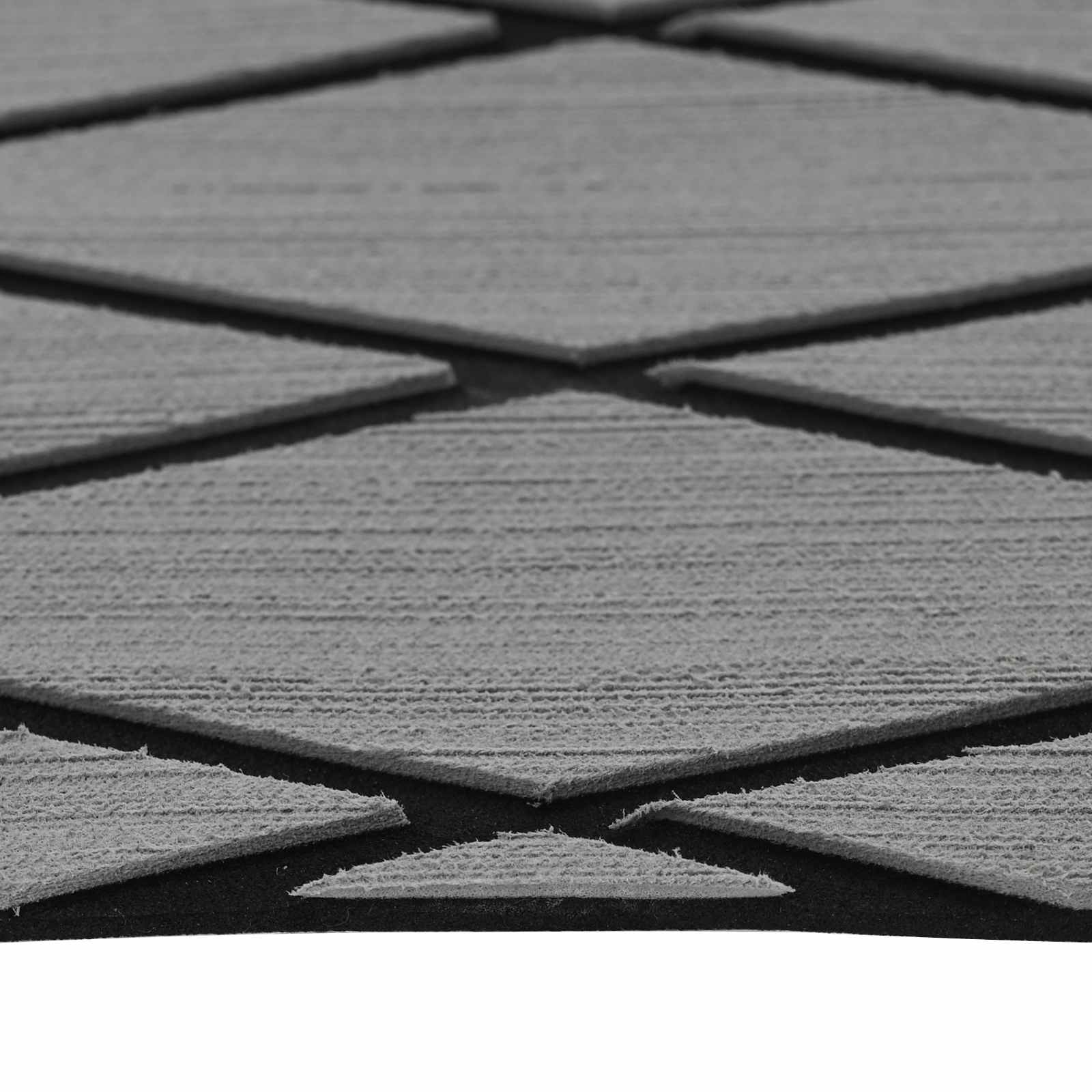 Tappetino per Barche Grigio Chiaro e Nero 190 x 70 cm EVA