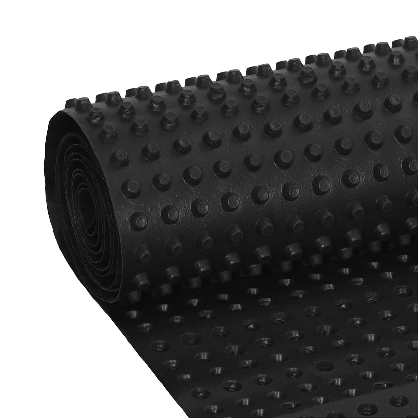 Foglio di drenaggio stampato Nero 0,5 x 10 m HDPE