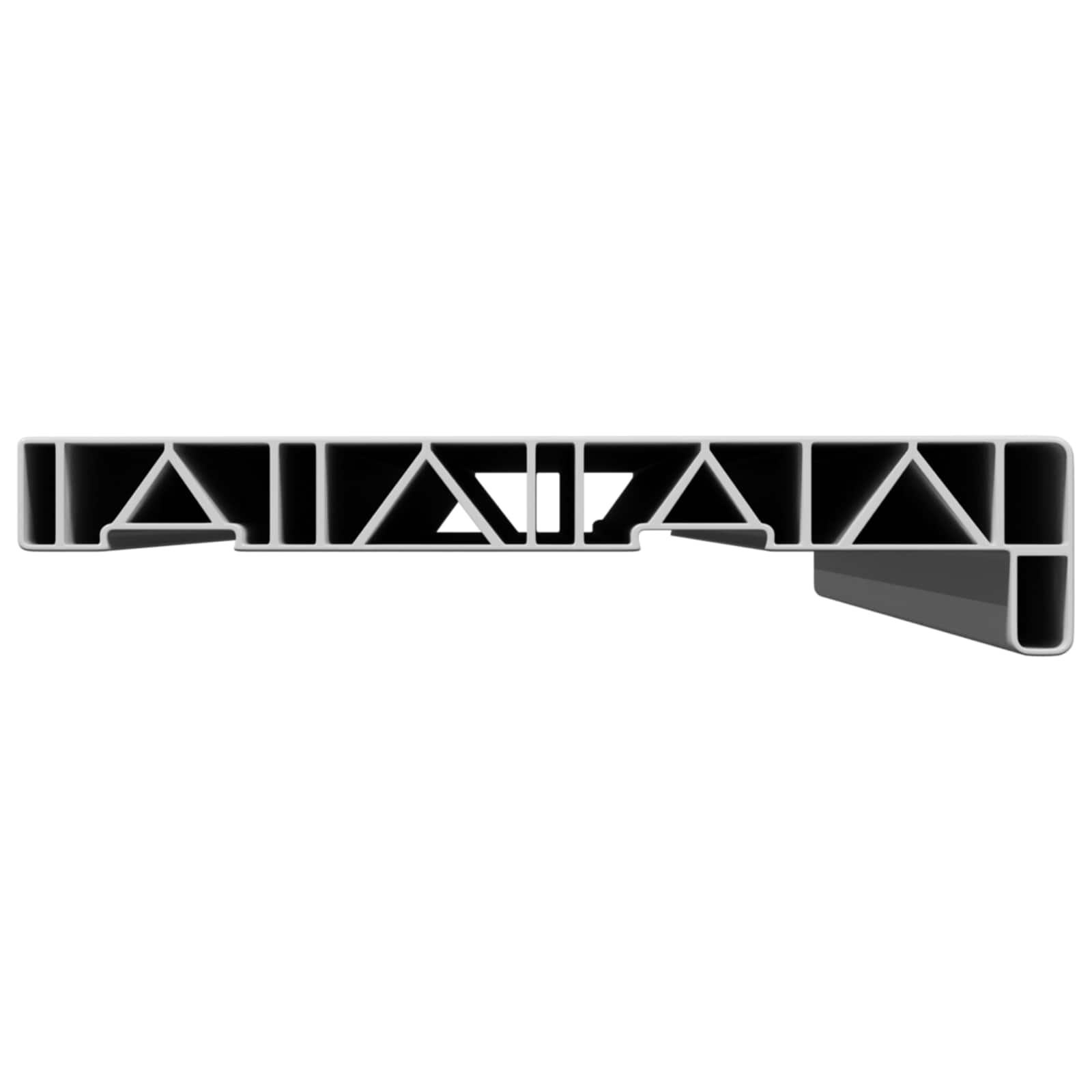 Soglia della Finestra Bianco 80 x 20 x 4,5 cm PVC