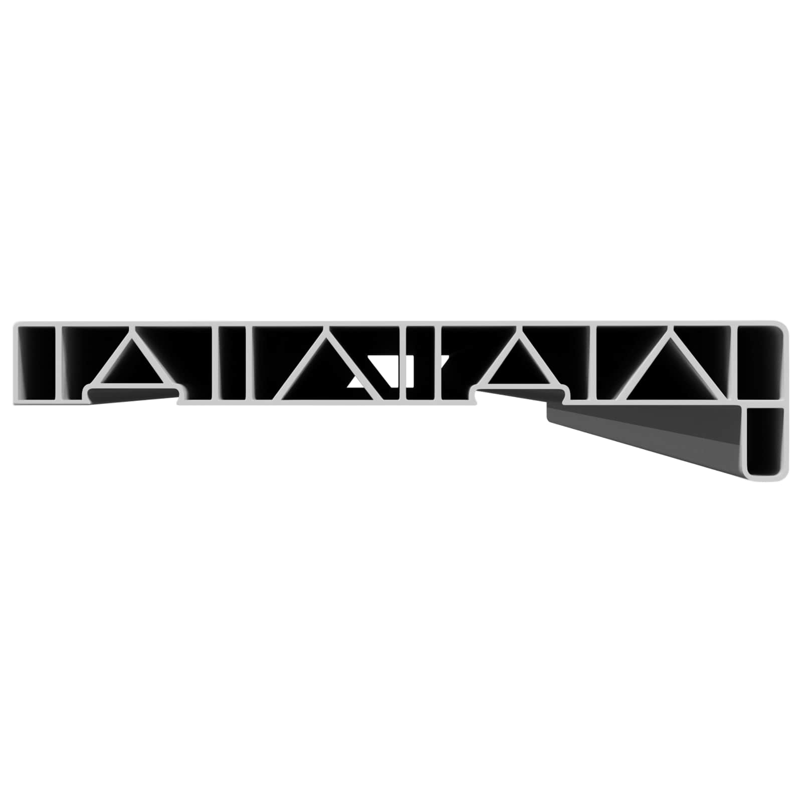 Soglia della Finestra Bianco 120 x 25 x 4,5 cm PVC