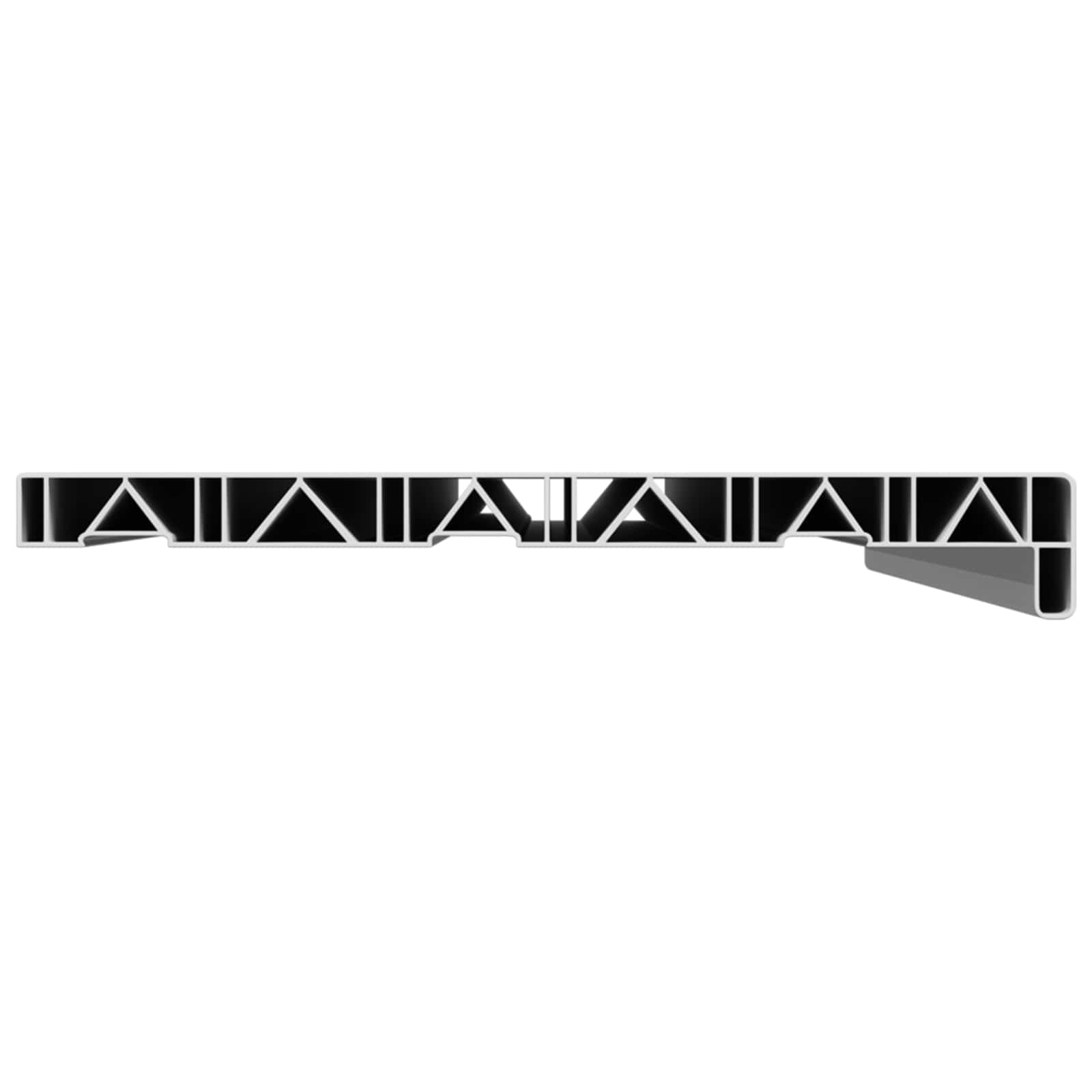 Soglia della Finestra Bianco 100 x 30 x 4,5 cm PVC