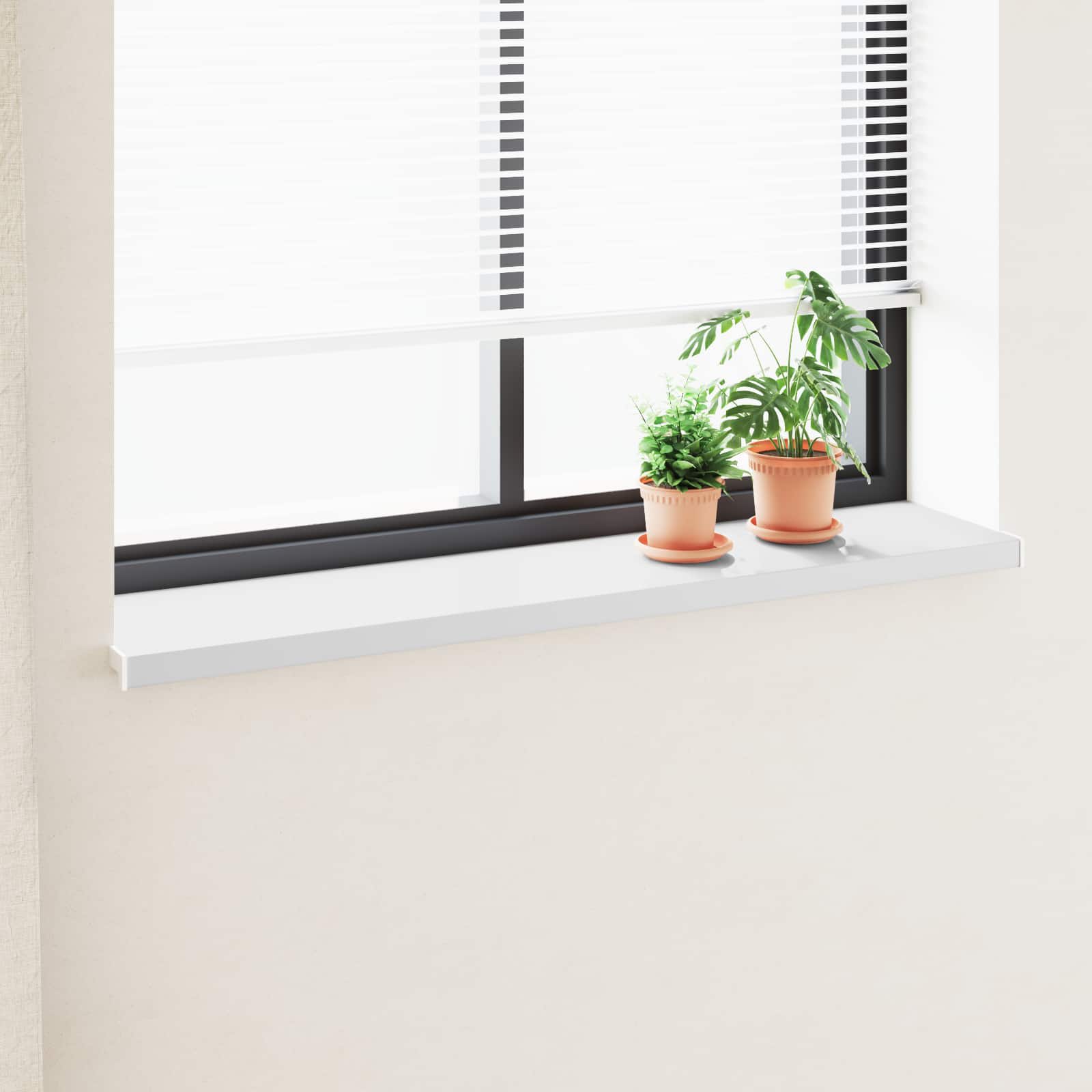 Soglia della Finestra Bianco 140 x 30 x 4,5 cm PVC