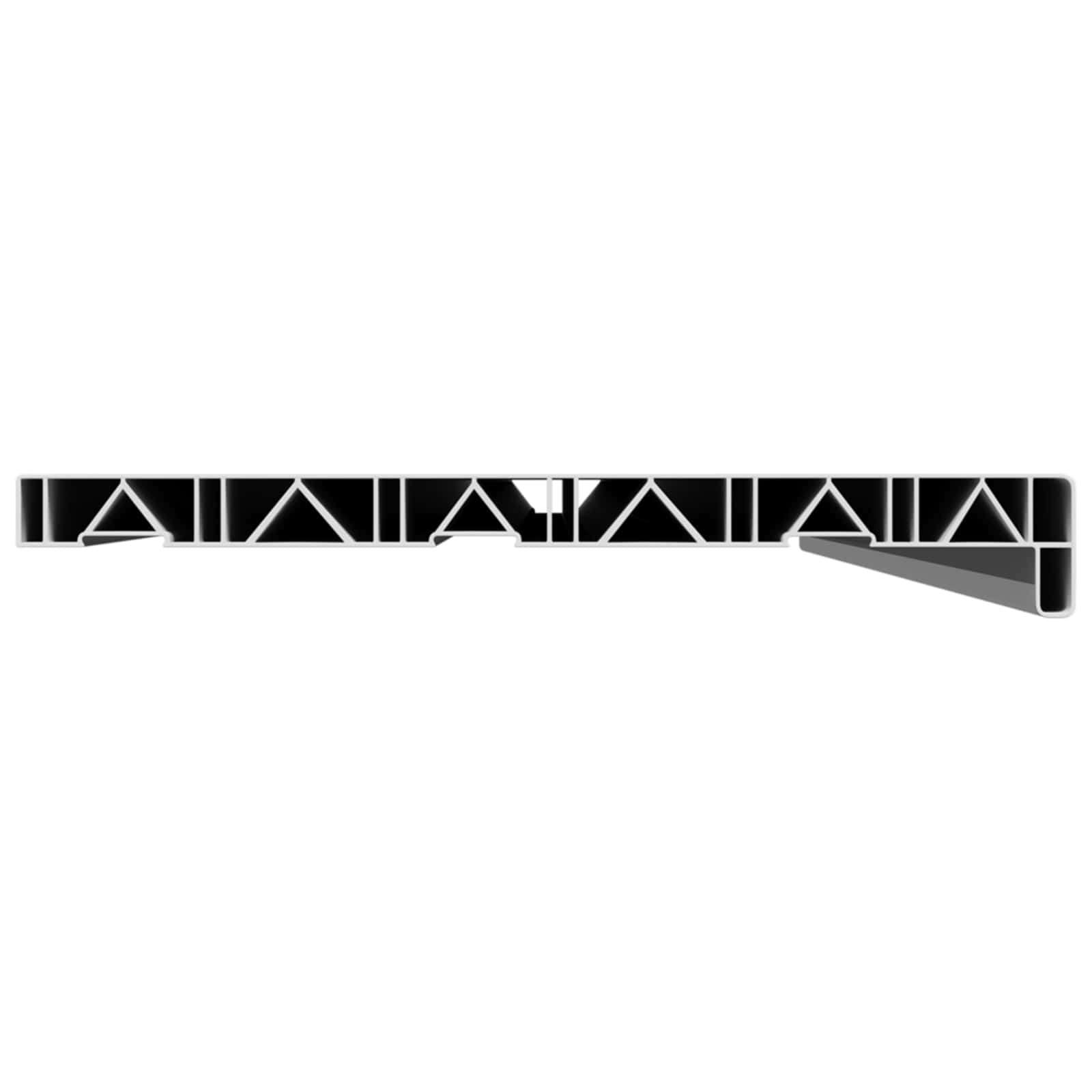 Soglia della Finestra Bianco 120 x 35 x 4,5 cm PVC