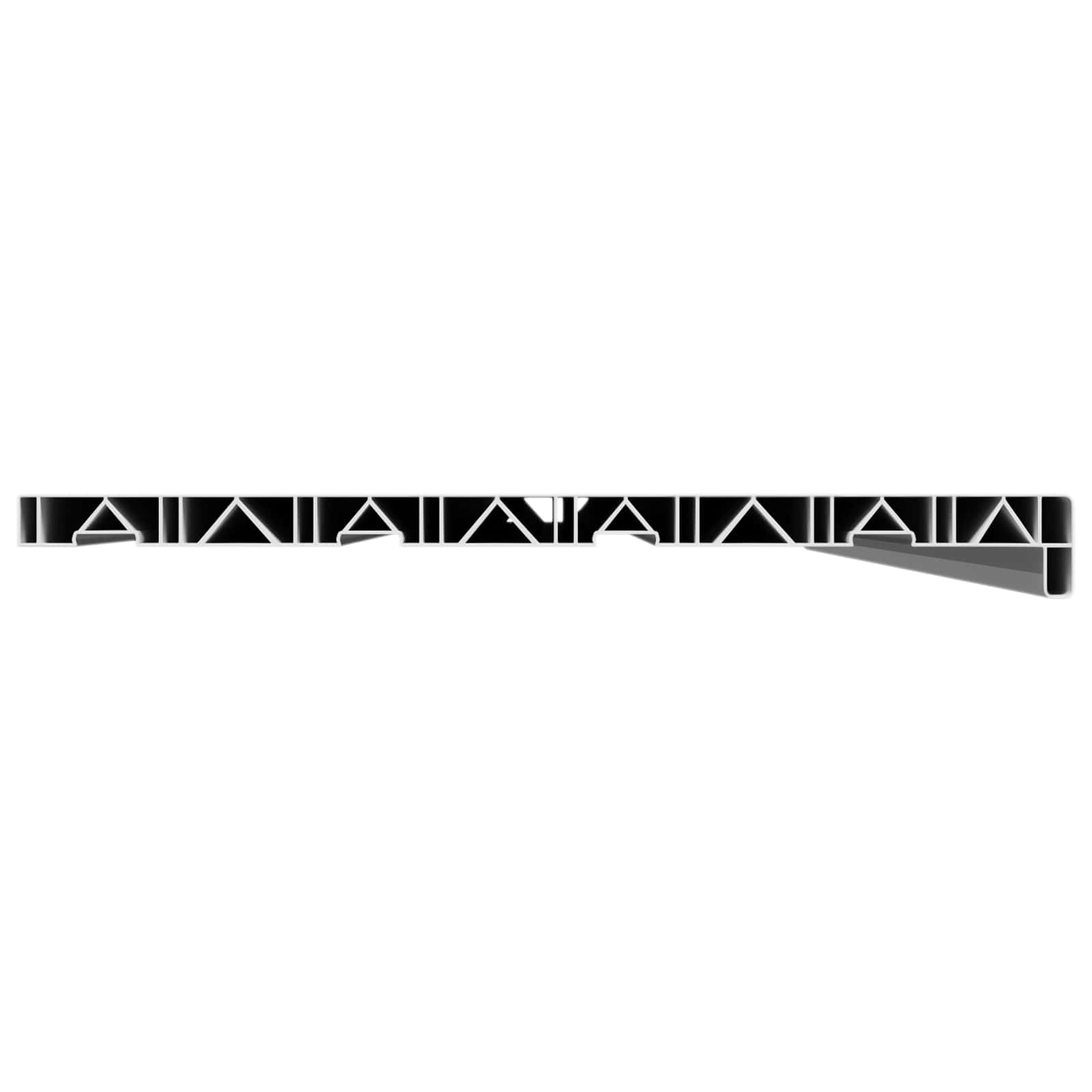 Soglia della Finestra Bianco 120 x 40 x 4,5 cm PVC