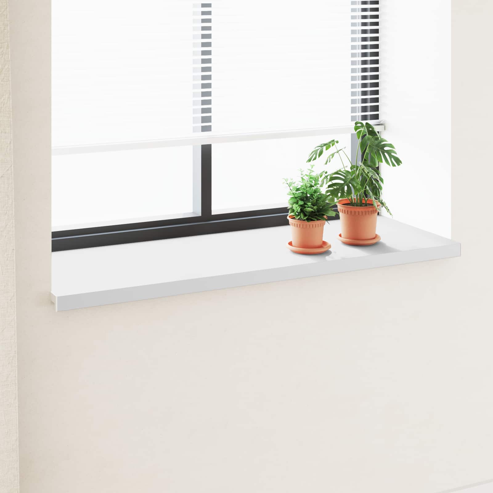 Soglia della Finestra Bianco 160 x 50 x 4,5 cm PVC