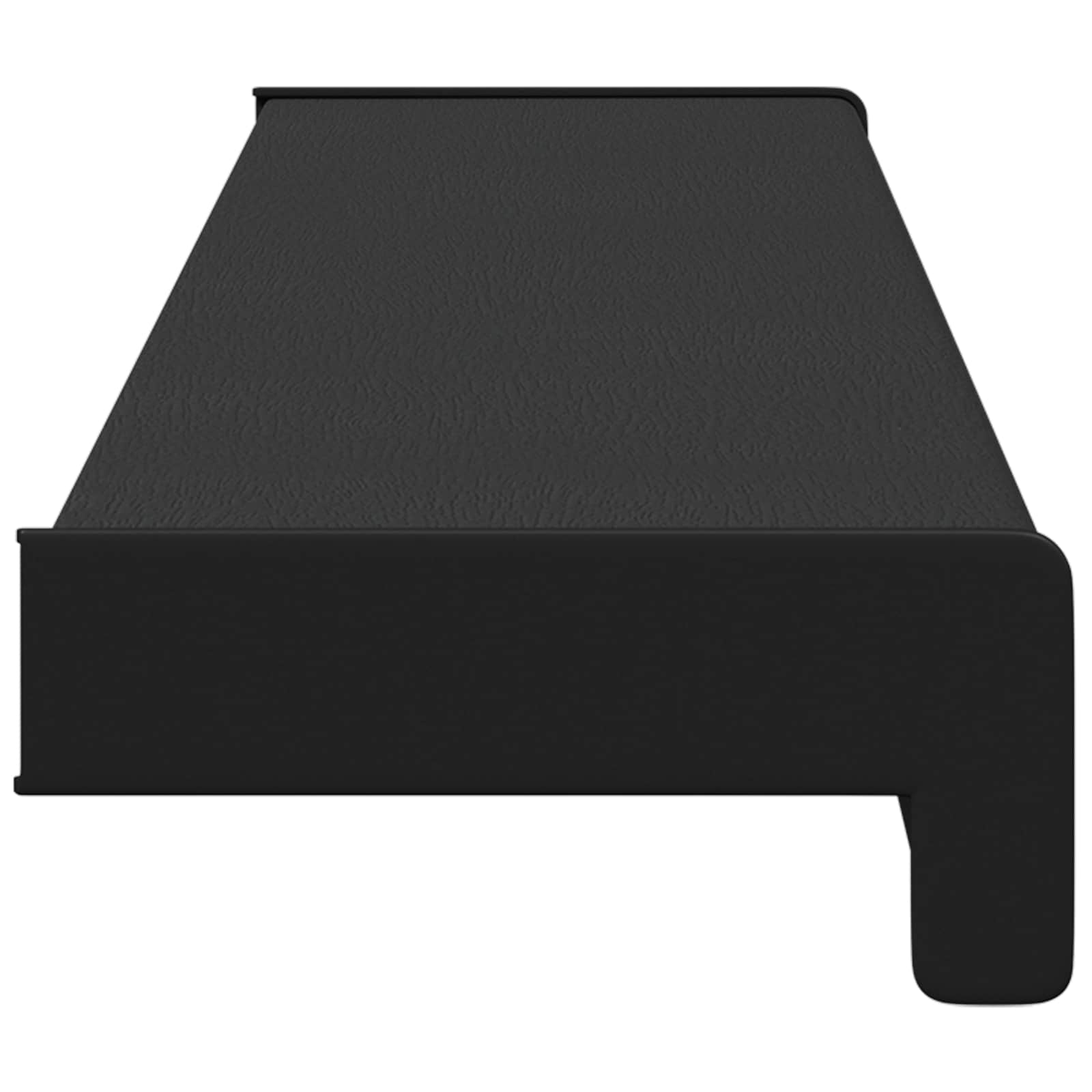 Soglia della Finestra Nero con Venature del Legno PVC