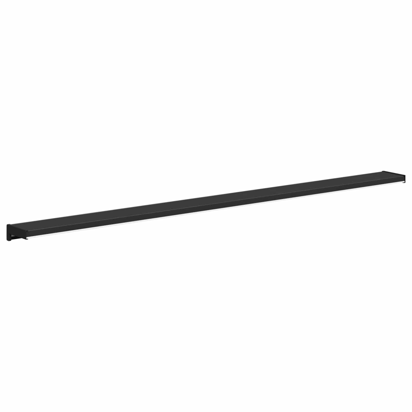 Soglia della Finestra Nero con Venature del Legno PVC