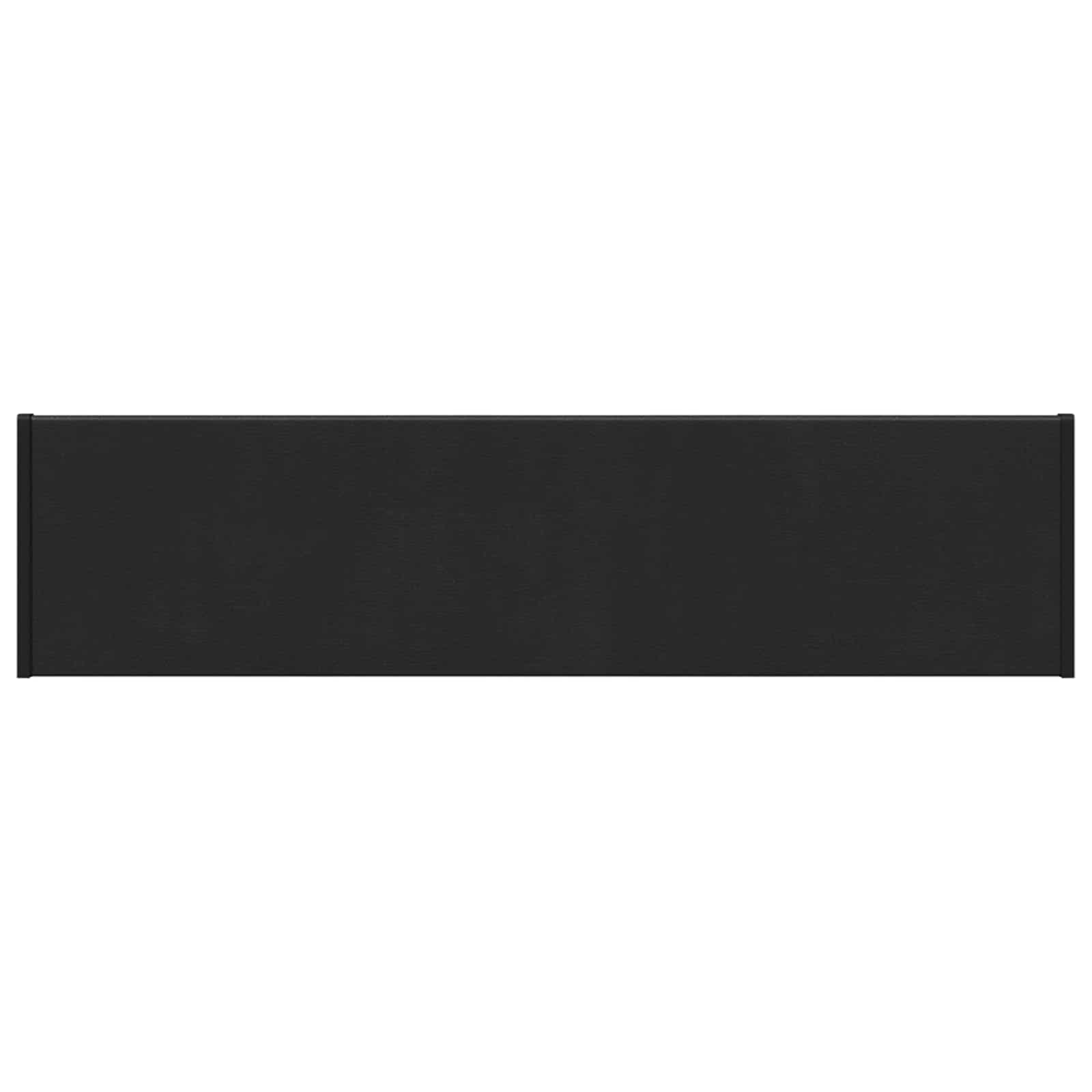 Soglia della Finestra Nero con Venature del Legno PVC