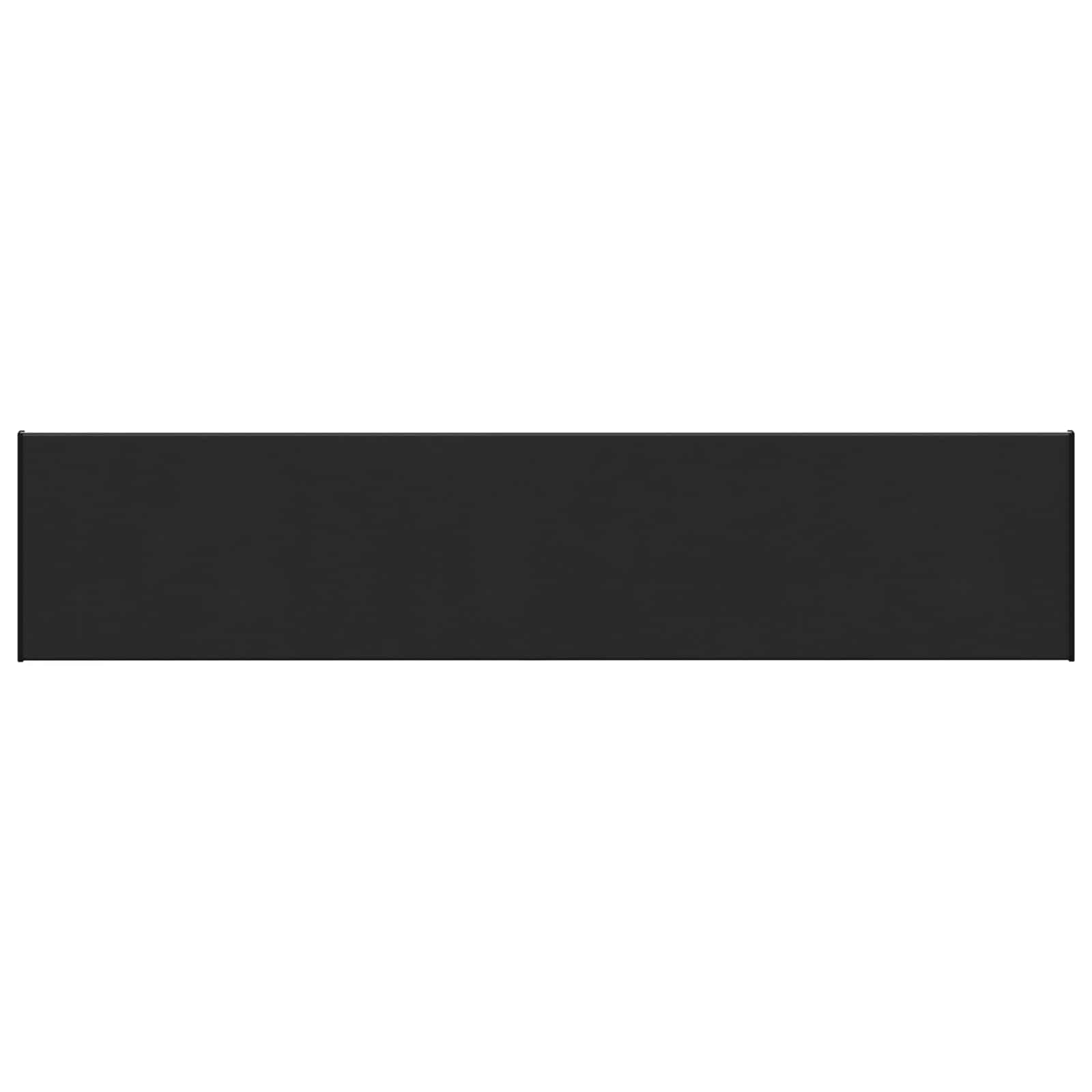 Soglia della Finestra Nero con Venature del Legno PVC