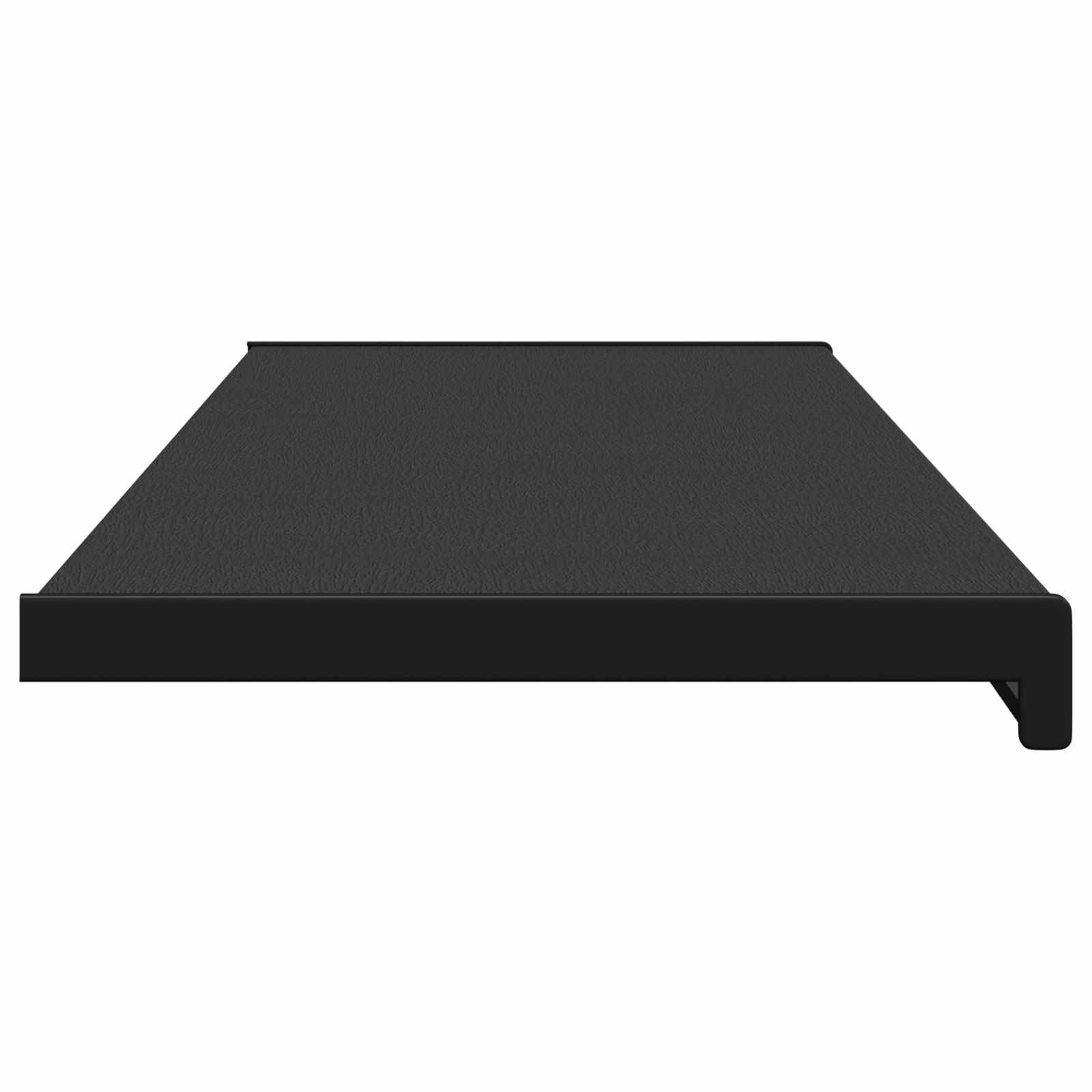Soglia della Finestra Nero con Venature del Legno PVC