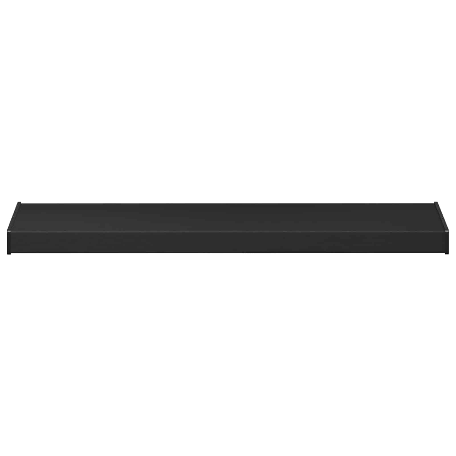 Soglia della Finestra Nero con Venature del Legno PVC
