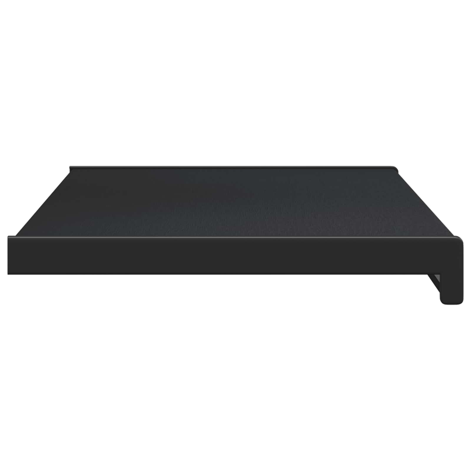 Soglia della Finestra Nero con Venature del Legno PVC