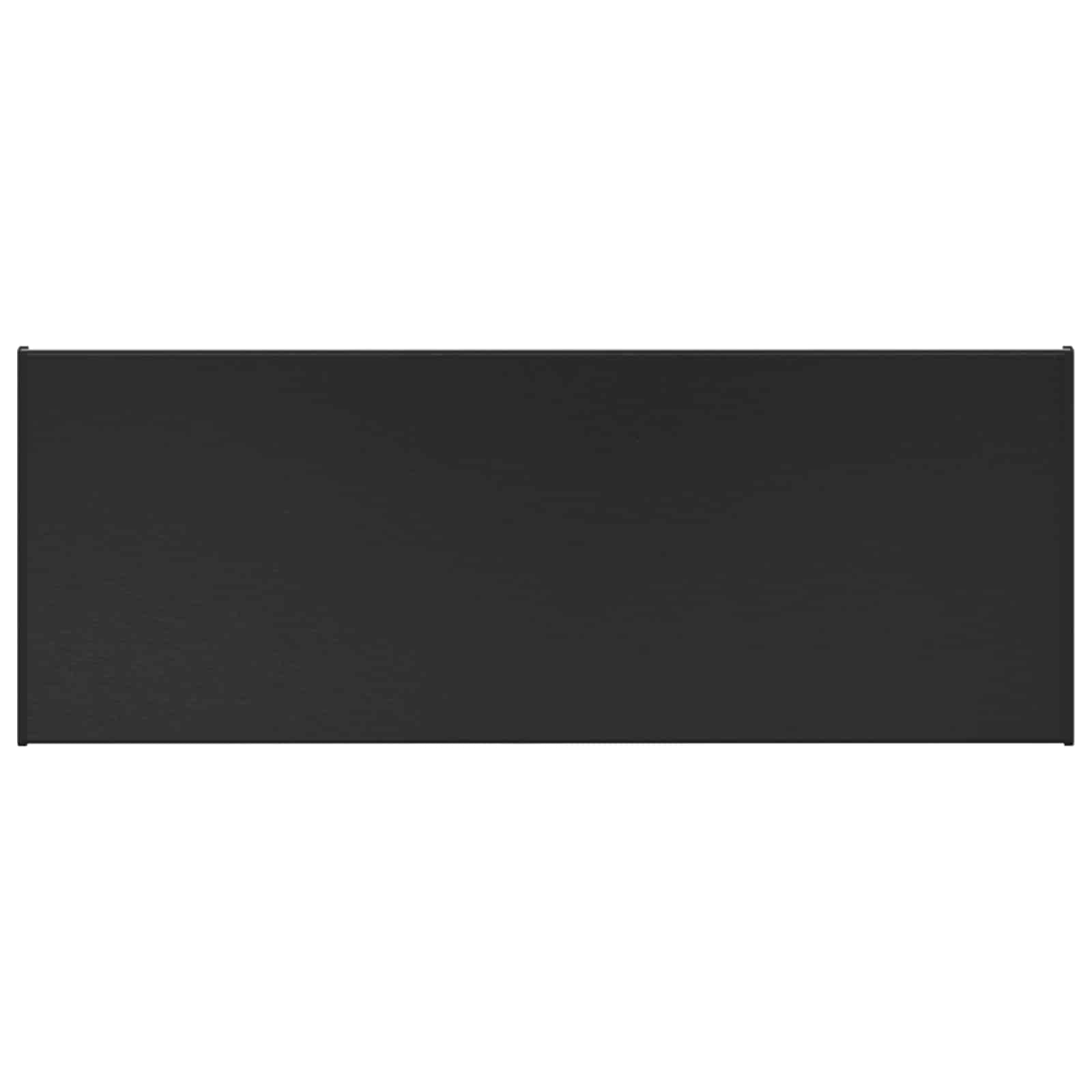 Soglia della Finestra Nero con Venature del Legno PVC