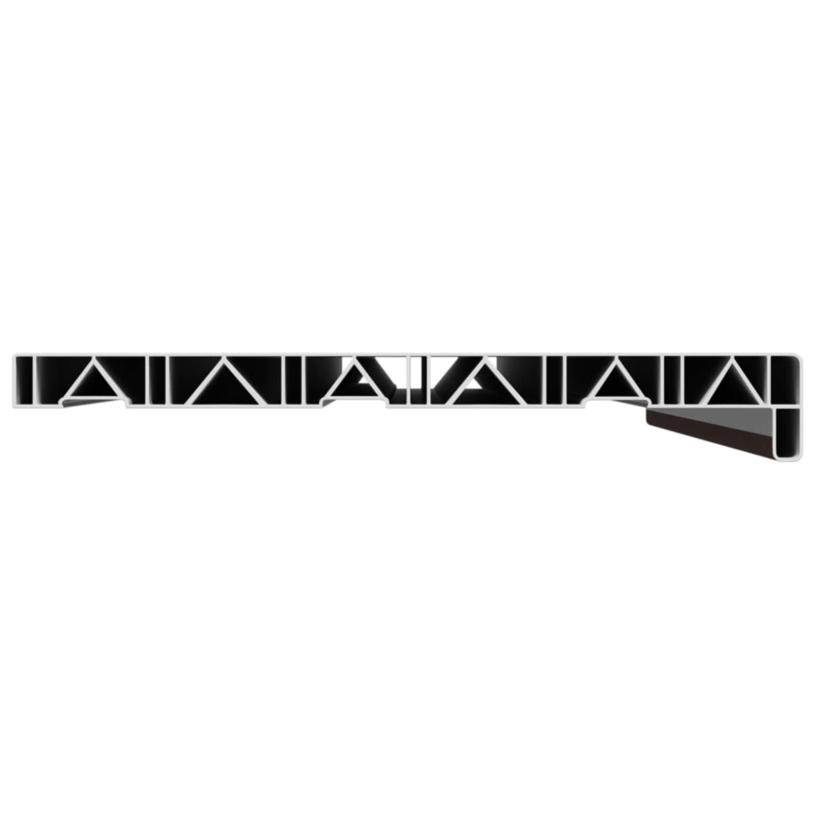 Soglia della Finestra Legno Marrone 80 x 30 x 4,5 cm PVC