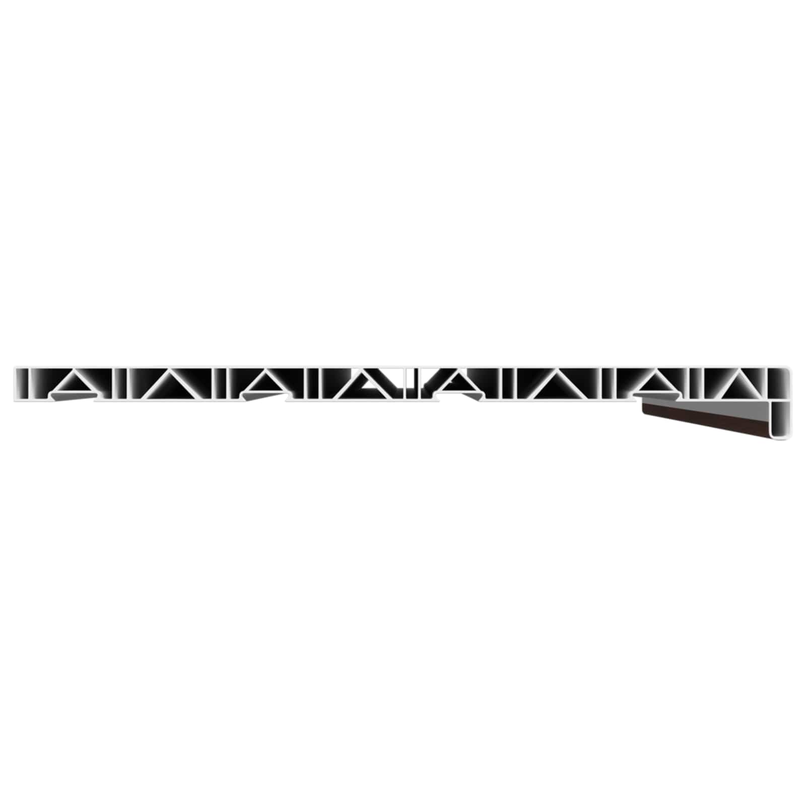 Soglia della Finestra Legno Marrone 100 x 40 x 4,5 cm PVC