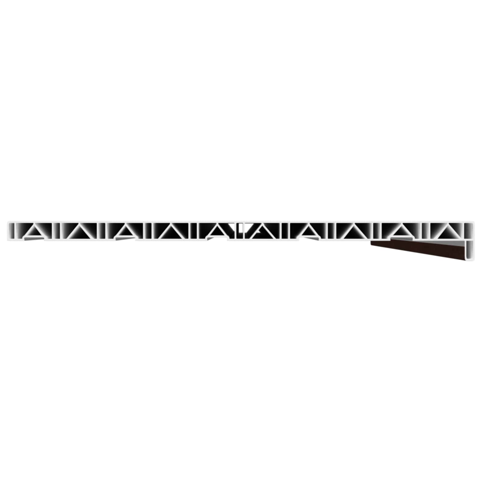 Soglia della Finestra Legno Marrone 160 x 50 x 4,5 cm PVC