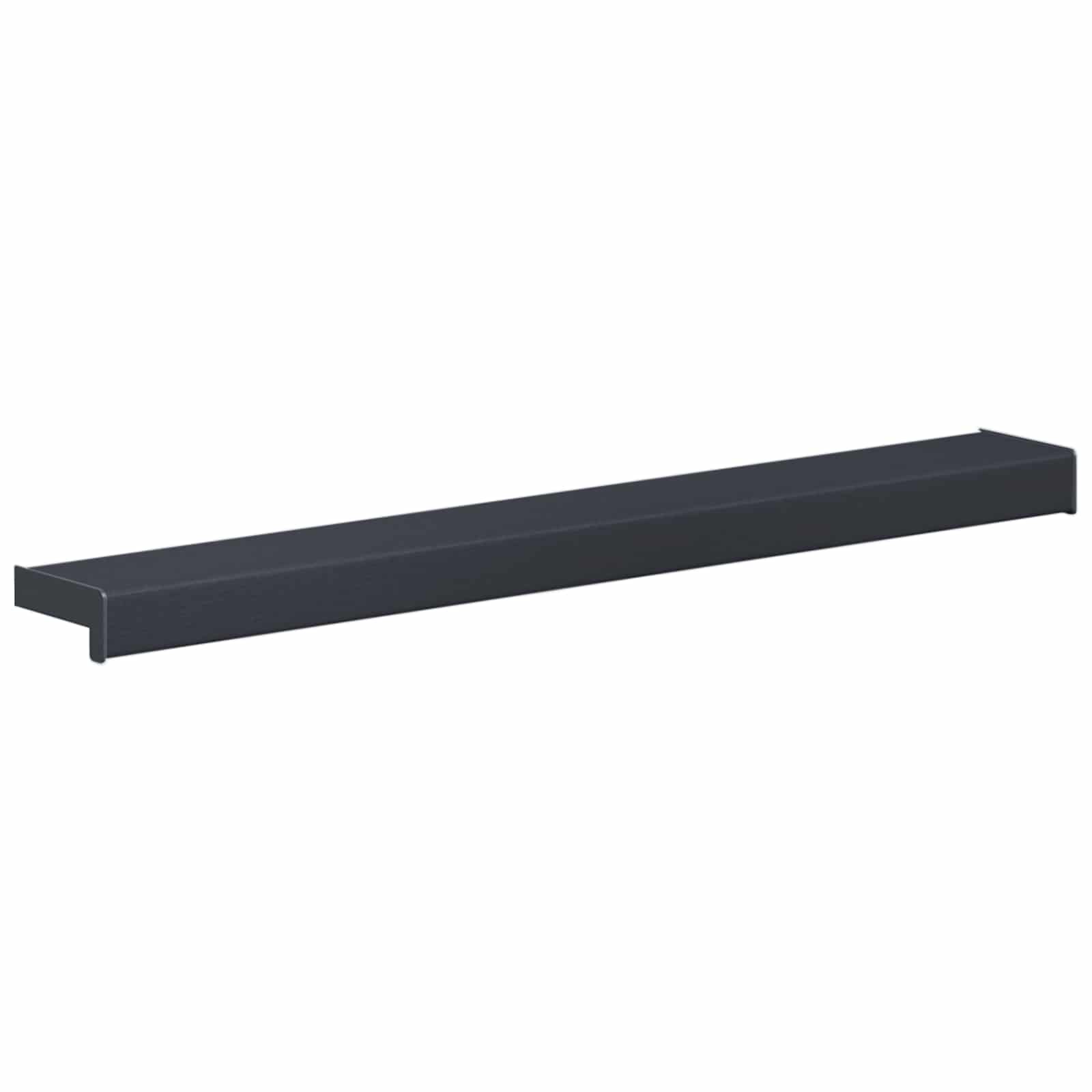 Soglia della Finestra Antracite con Venature del Legno PVC