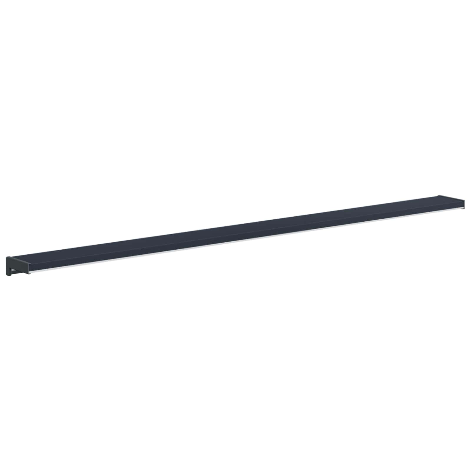 Soglia della Finestra Antracite con Venature del Legno PVC