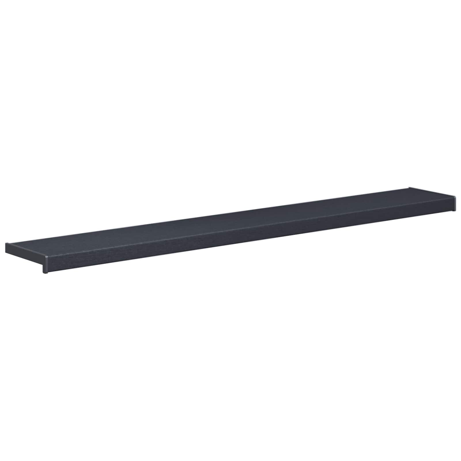 Soglia della Finestra Antracite con Venature del Legno PVC