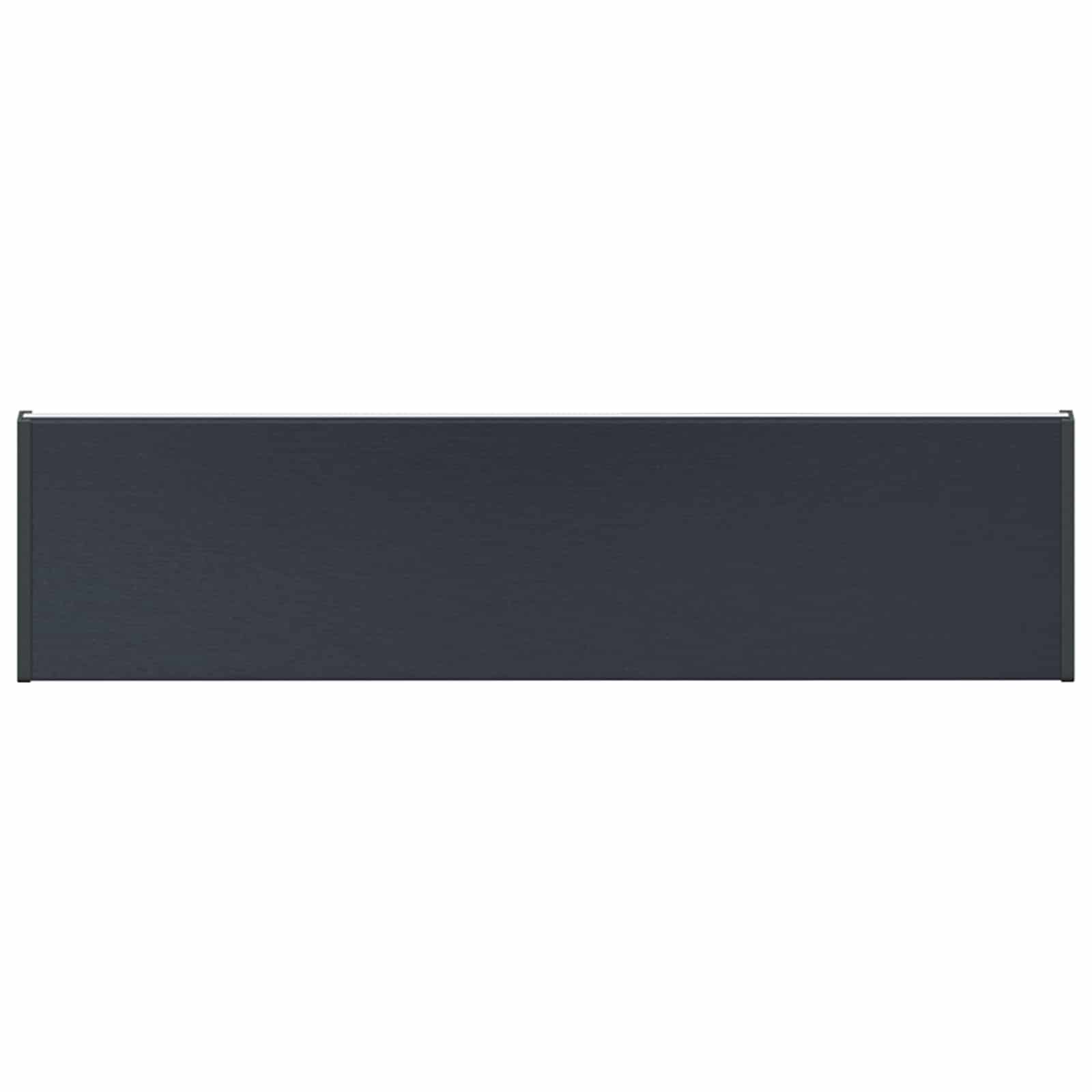 Soglia della Finestra Antracite con Venature del Legno PVC