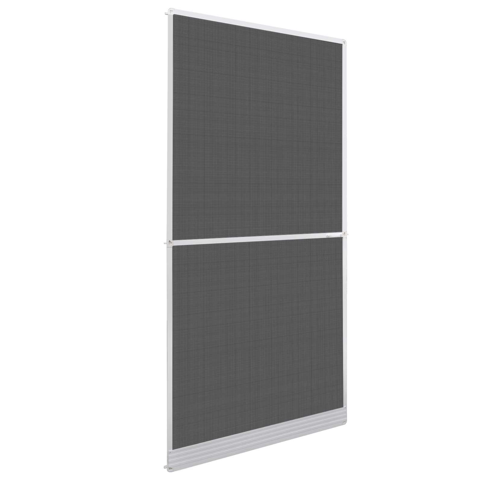 Schermo Insetti a Battente Bianco e Nero 100 x 215 cm