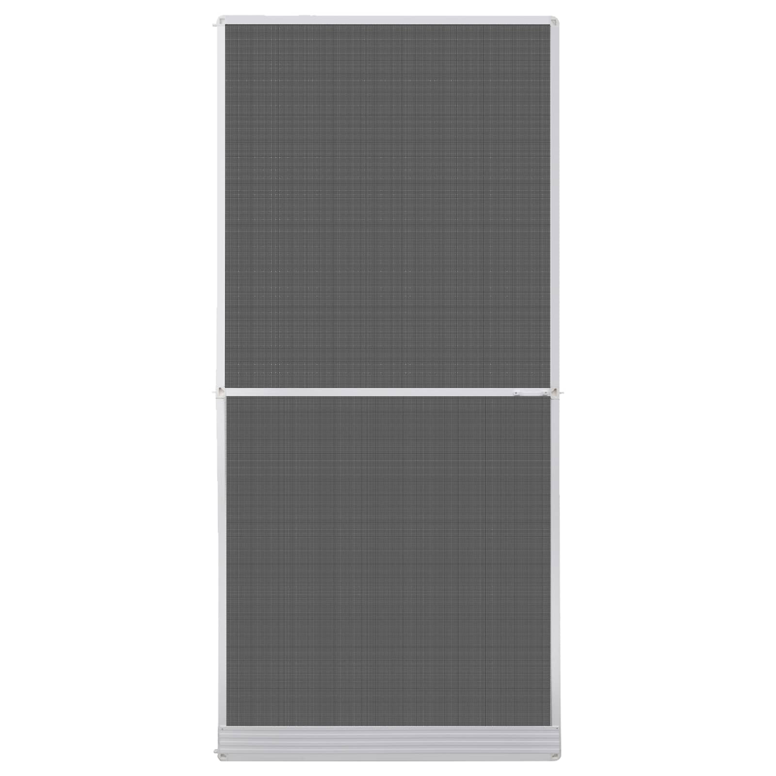 Schermo Insetti a Battente Bianco e Nero 100 x 215 cm