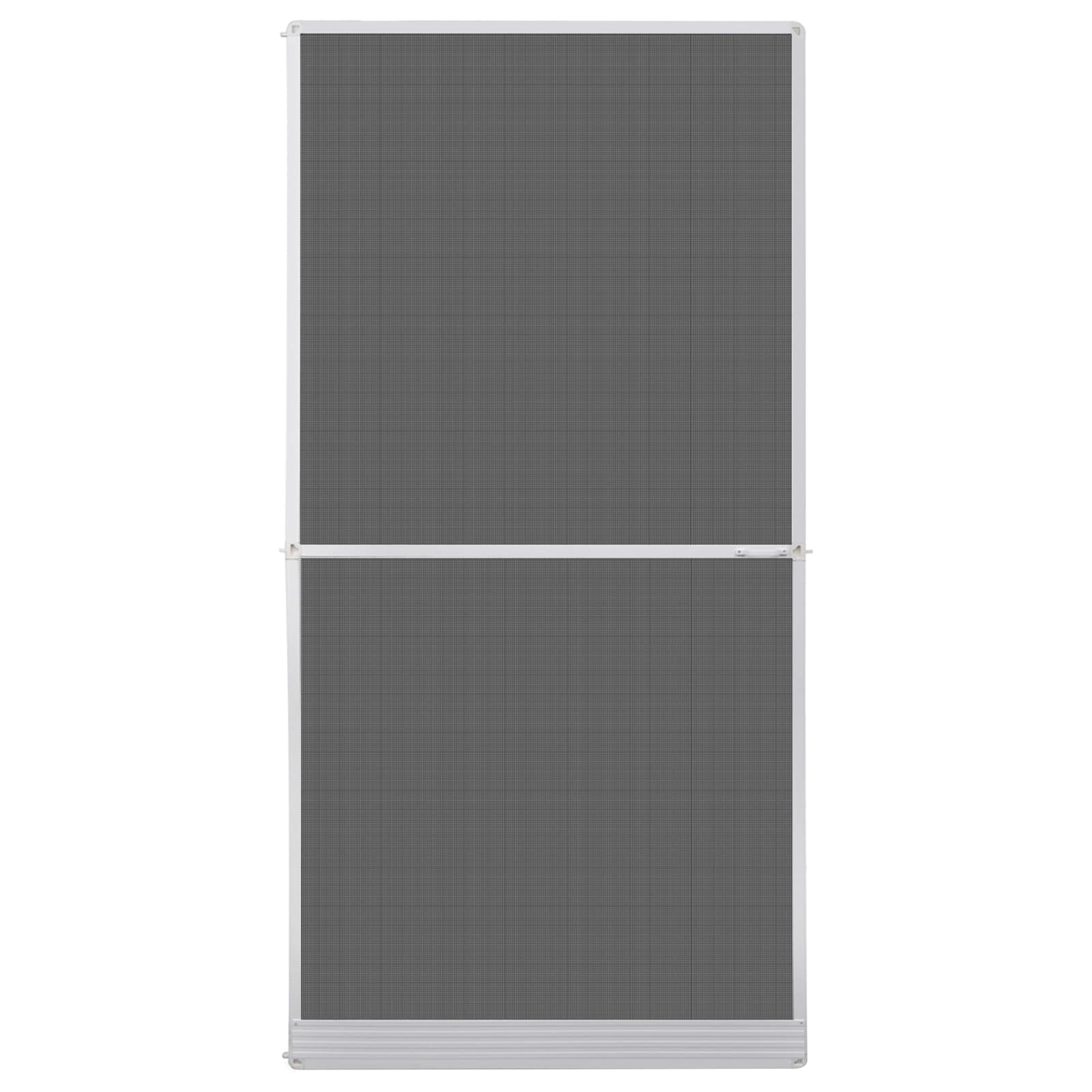 Schermo Insetti a Battente Bianco e Nero 120 x 240 cm