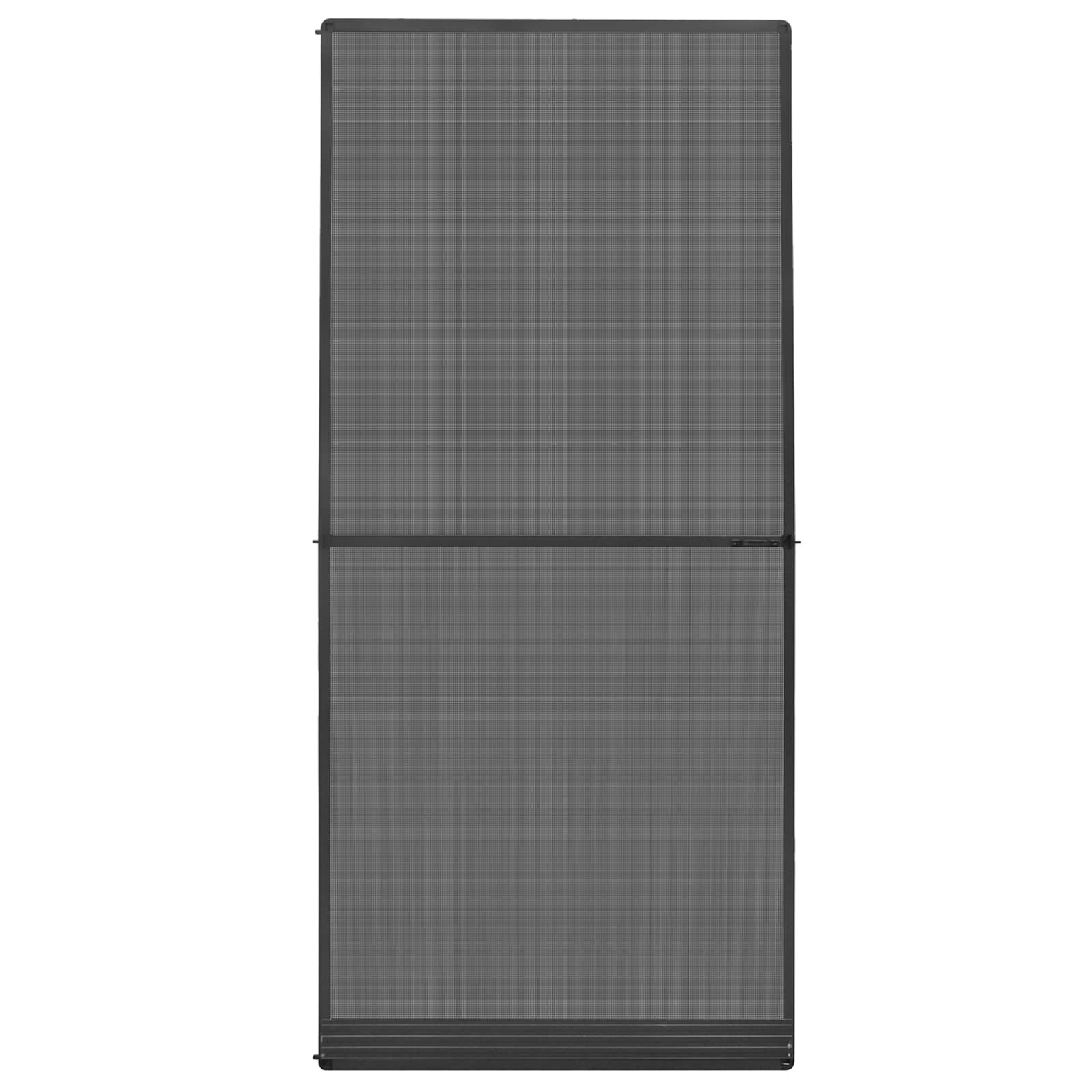 Schermo Insetti a Battente Antracite e Nero 100 x 215 cm