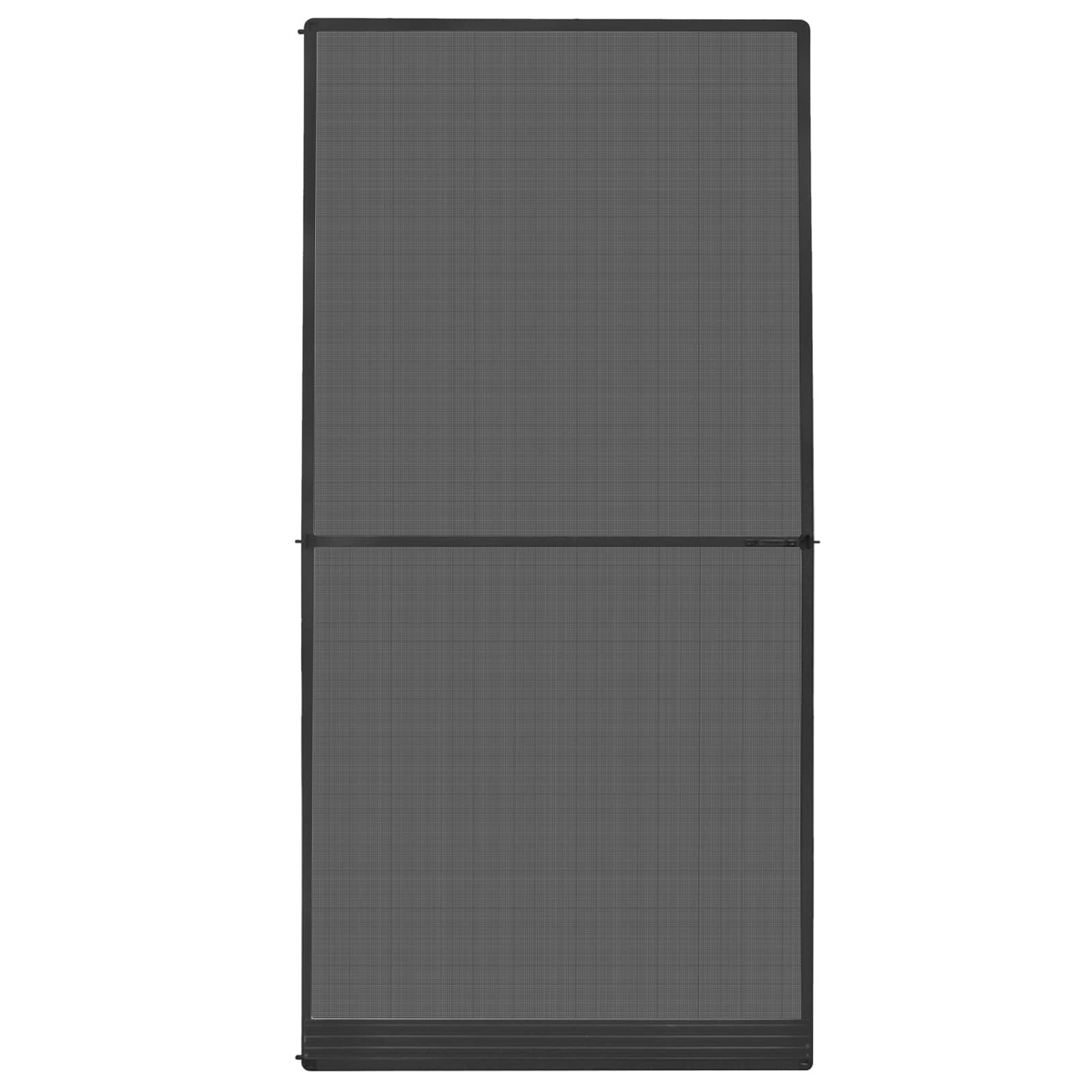 Schermo Insetti a Battente Antracite e Nero 120 x 240 cm