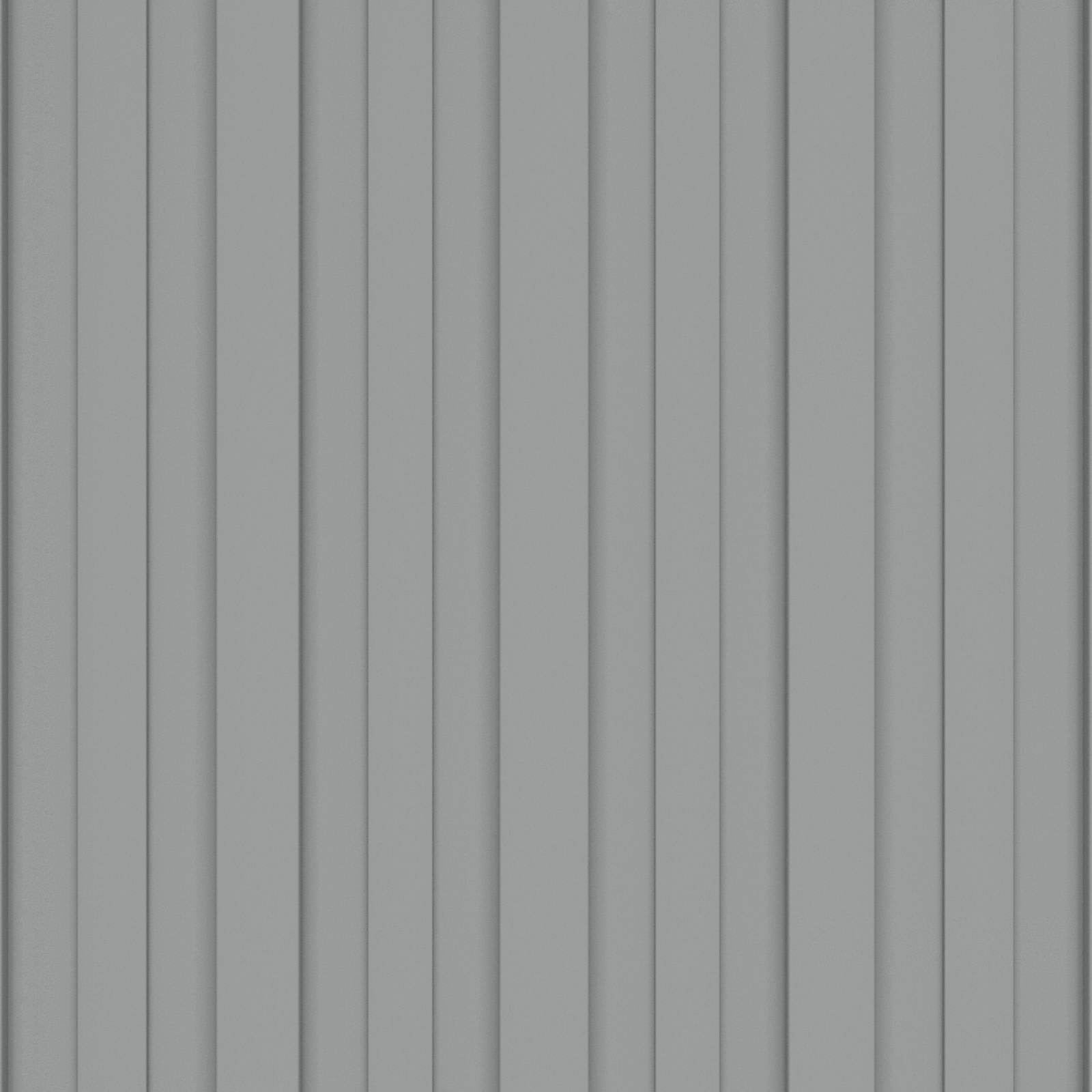 Pannello per tetto 12 pz Grigio 60 x 45 cm Acciaio zincato