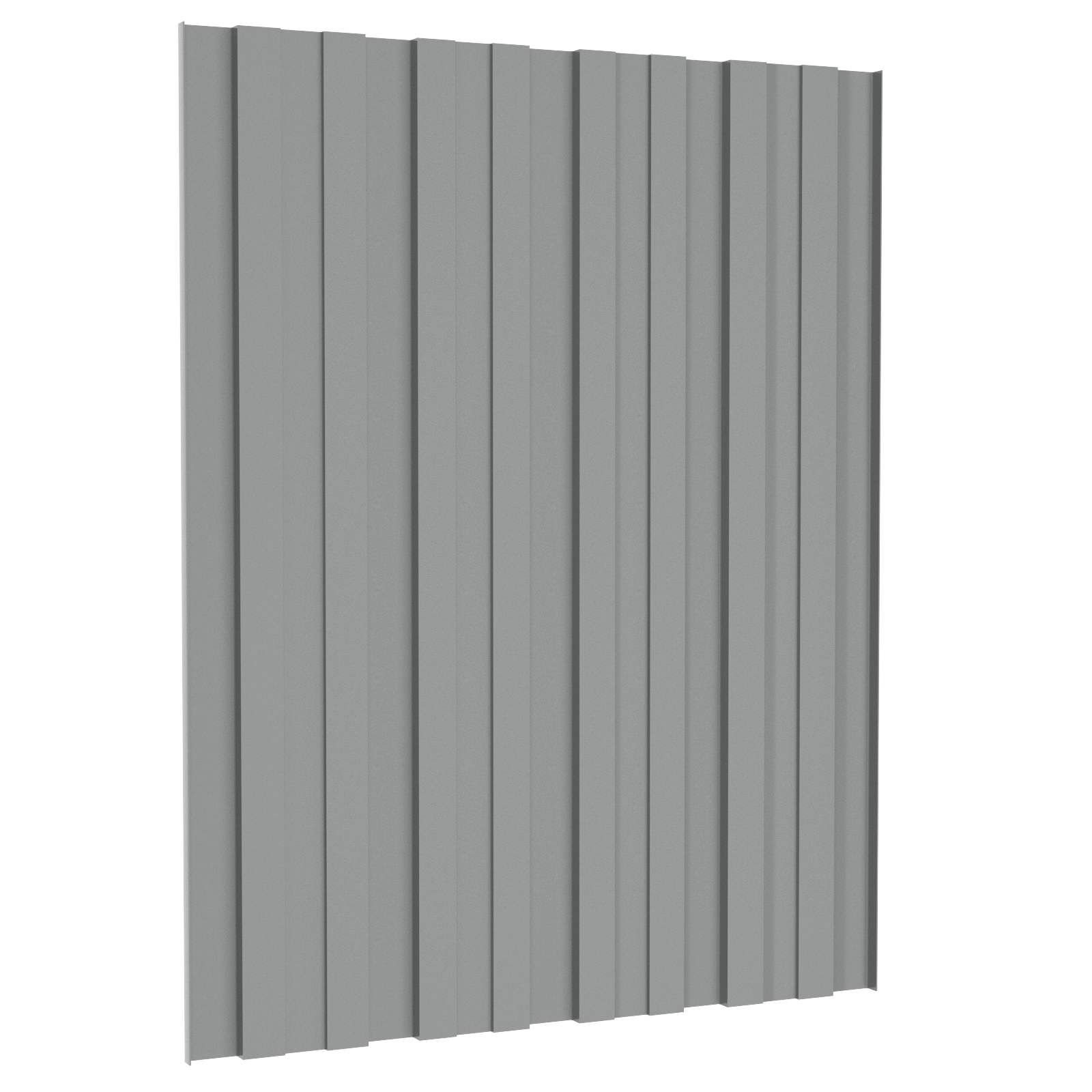 Pannello per tetto 36 pz Grigio 60 x 45 cm Acciaio zincato