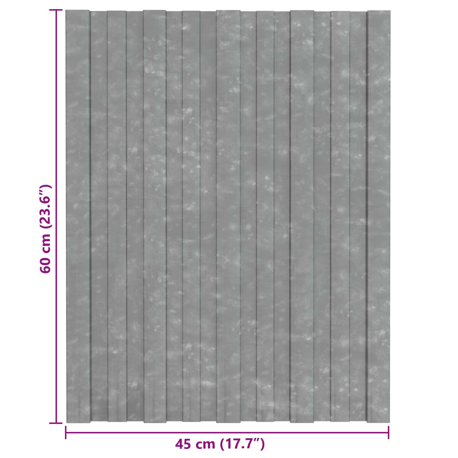 Pannello per tetto 36 pz Argento 60 x 45 cm Acciaio zincato