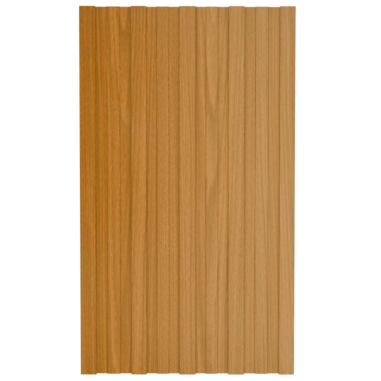 Pannello per tetto 12 pz Naturale 80 x 45 cm Acciaio zincato