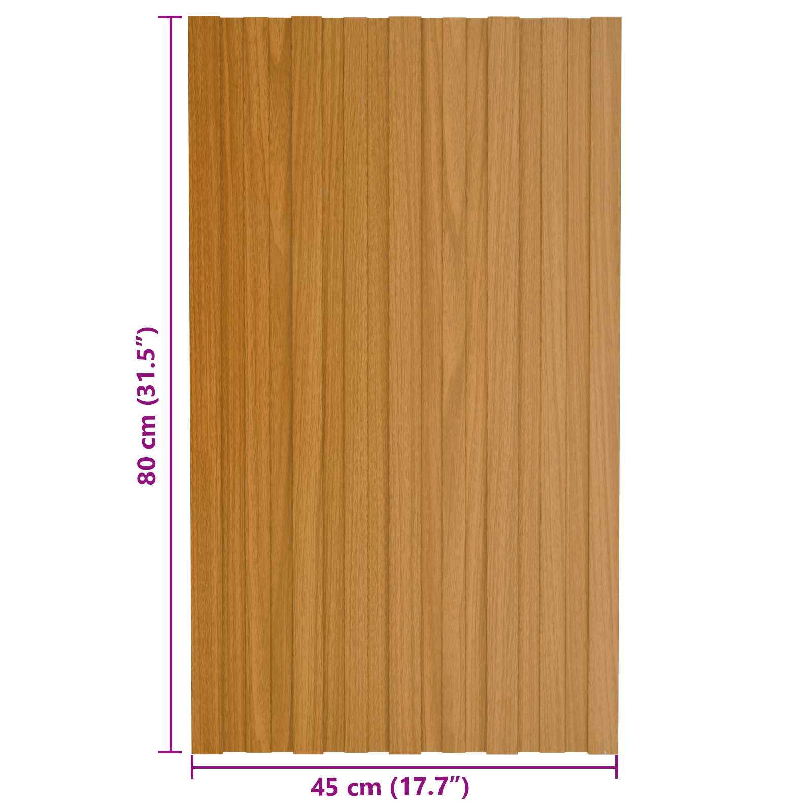 Pannello per tetto 12 pz Naturale 80 x 45 cm Acciaio zincato