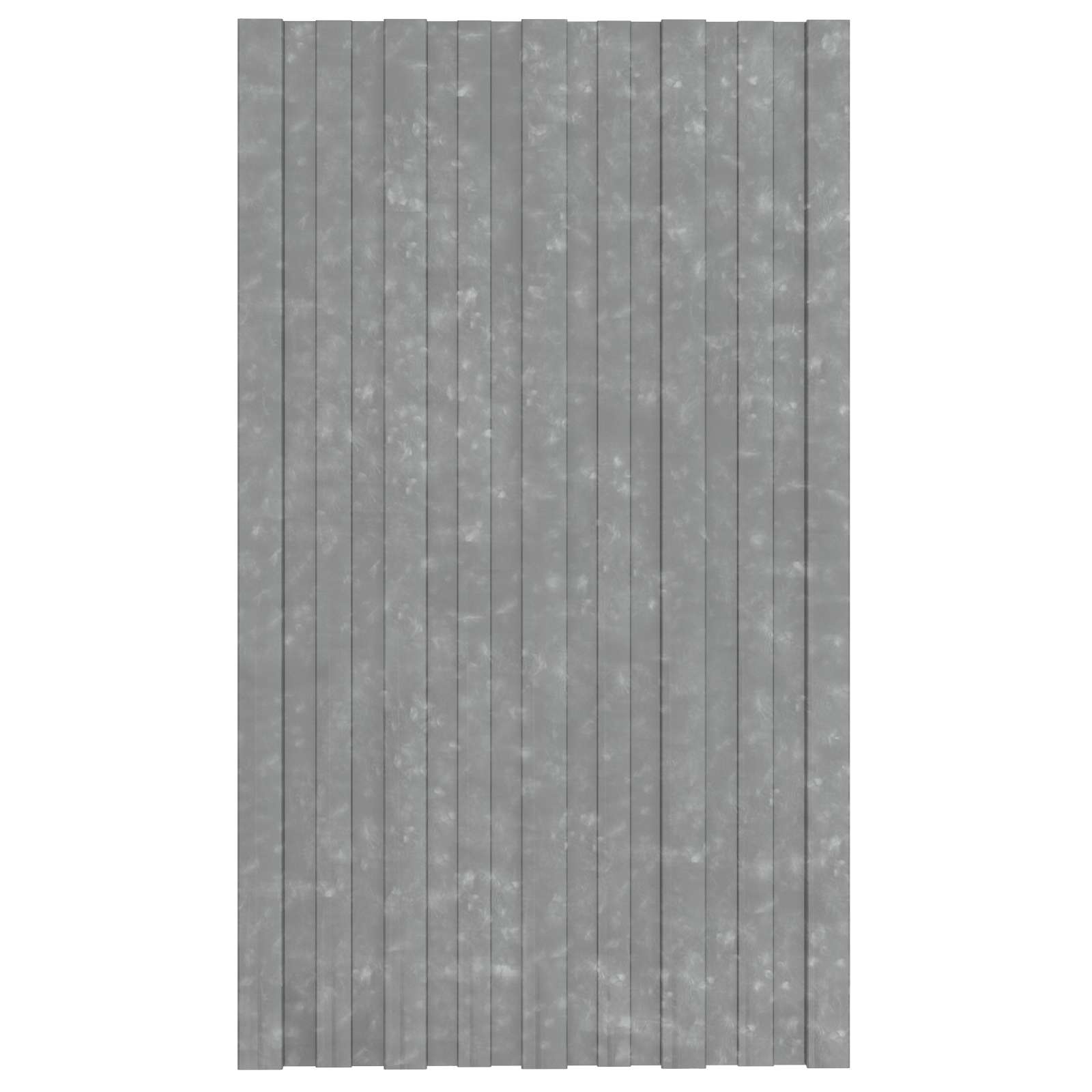 Pannello per tetto 36 pz Argento 80 x 45 cm Acciaio zincato