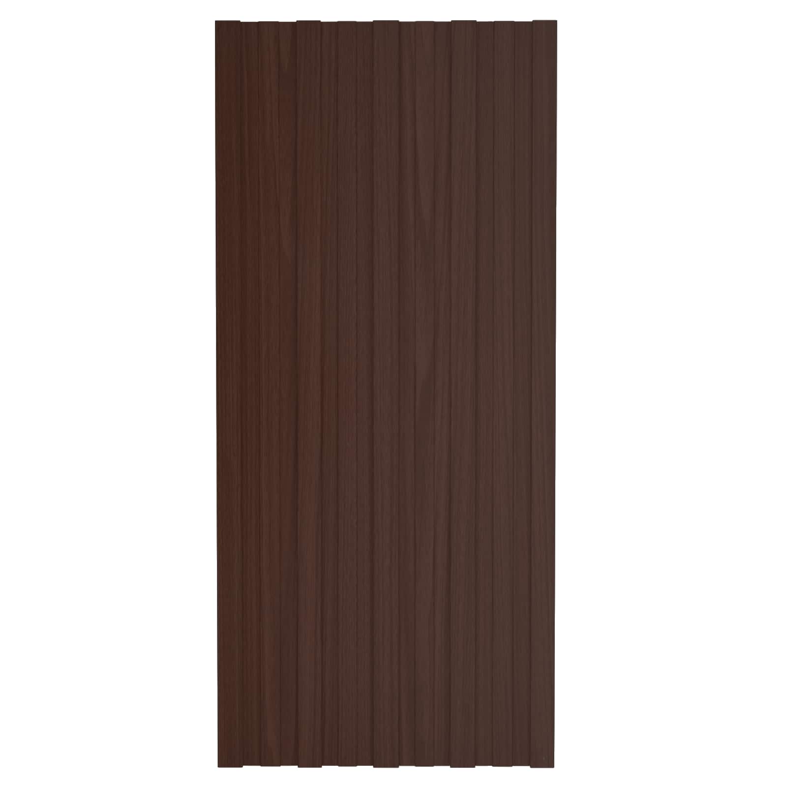 Pannello per tetto 36 pz Marrone 100 x 45 cm Acciaio zincato