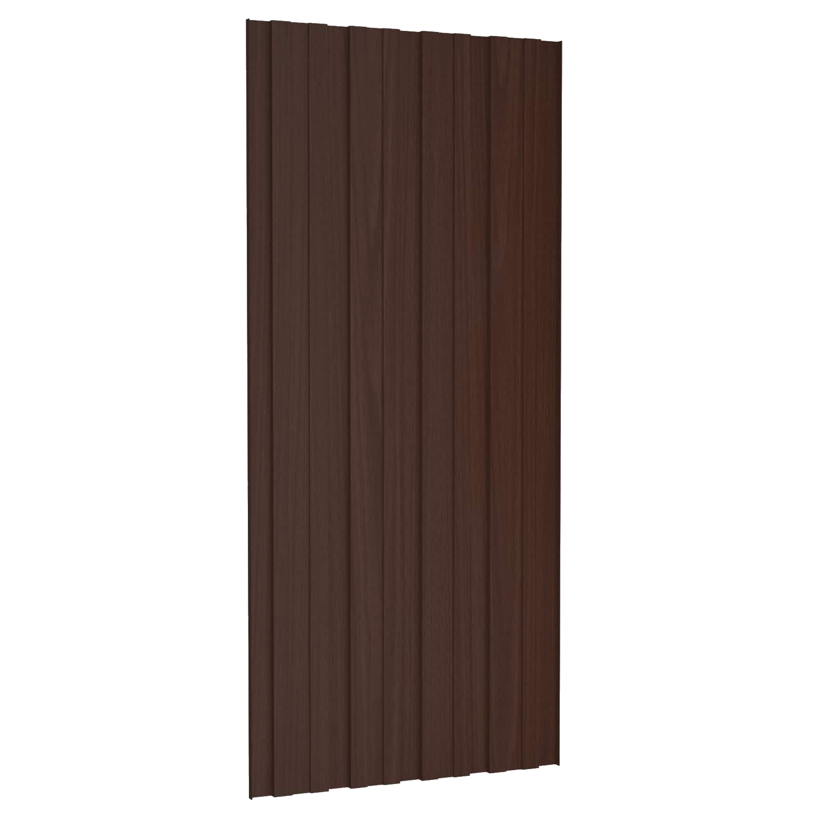 Pannello per tetto 36 pz Marrone 100 x 45 cm Acciaio zincato