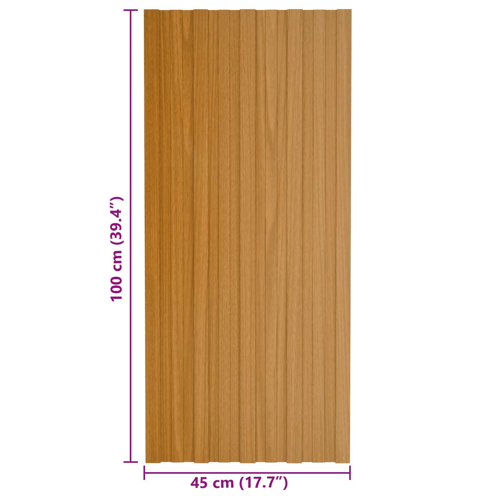 Pannello per tetto 36 pz Naturale 100 x 45 cm Acciaio zincato