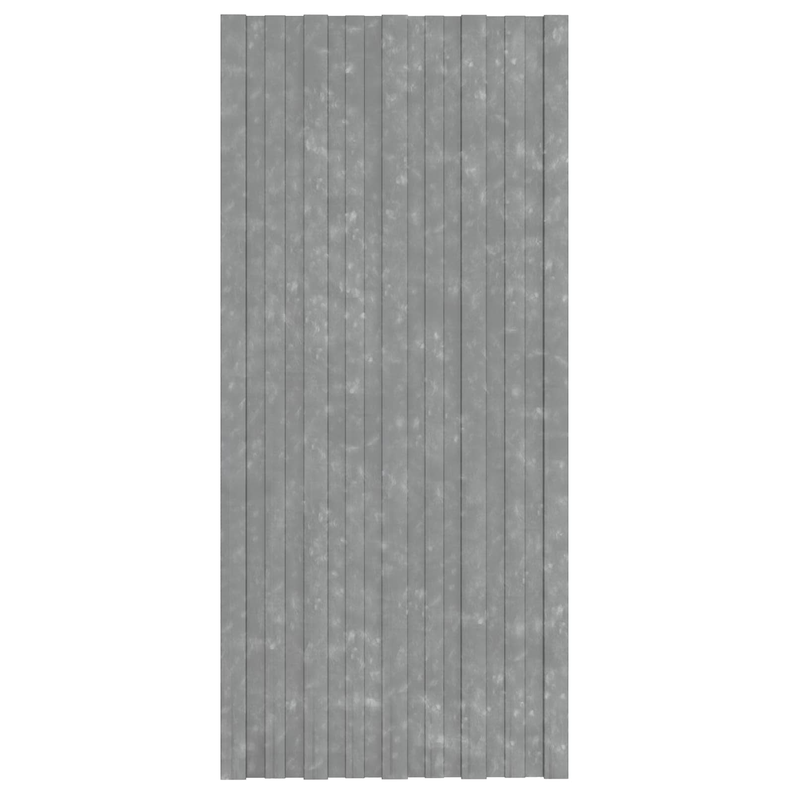 Pannello per tetto 12 pz Argento 100 x 45 cm Acciaio zincato