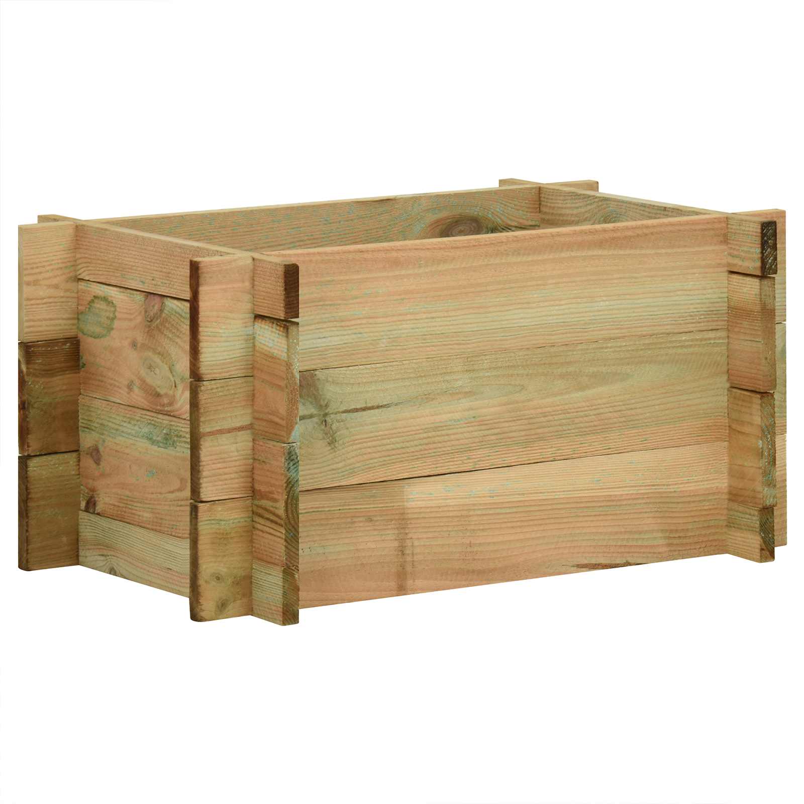 Letto Vegetale Rialzato per Giardino Verde 80 x 80 x 32 cm