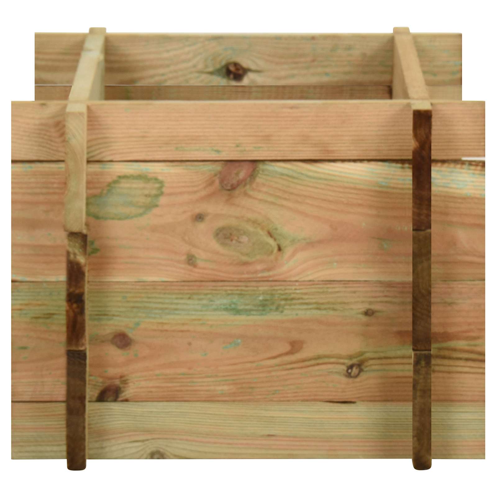 Letto Vegetale Rialzato per Giardino Verde 80 x 80 x 32 cm