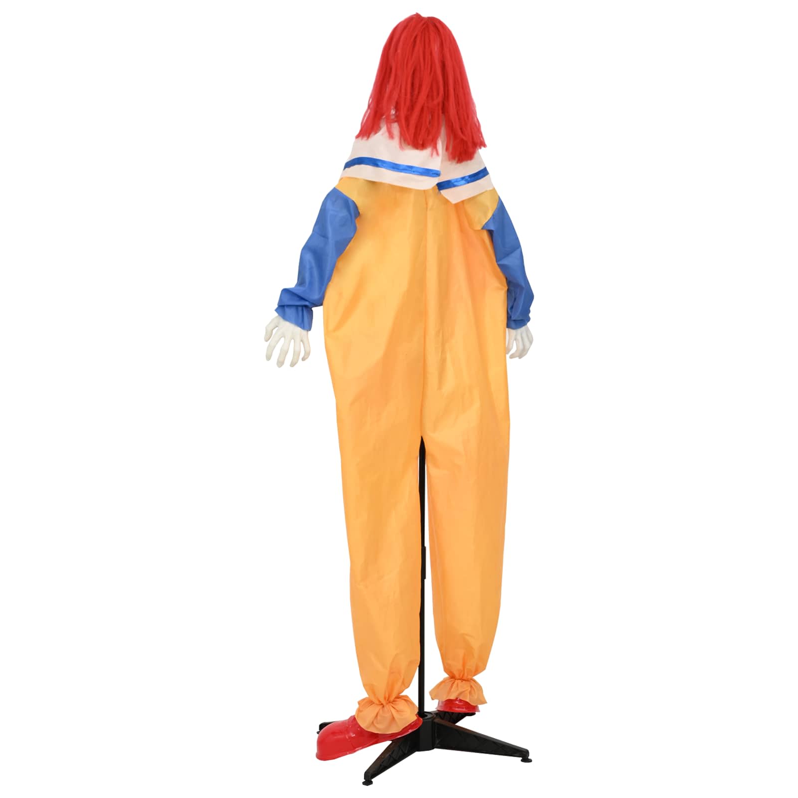 Clown spaventoso di Halloween SPOOKA Giallo e Blu