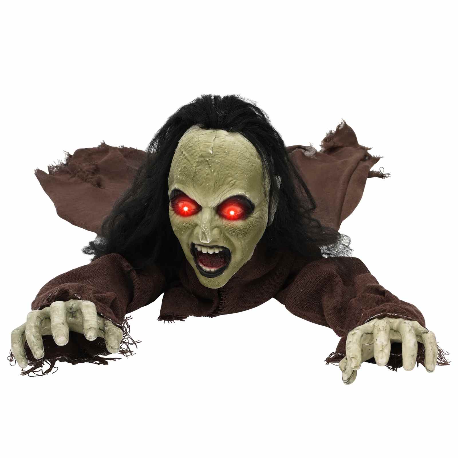Zombie strisciante di Halloween SPOOKA Marrone 51 x 130 x 24 cm