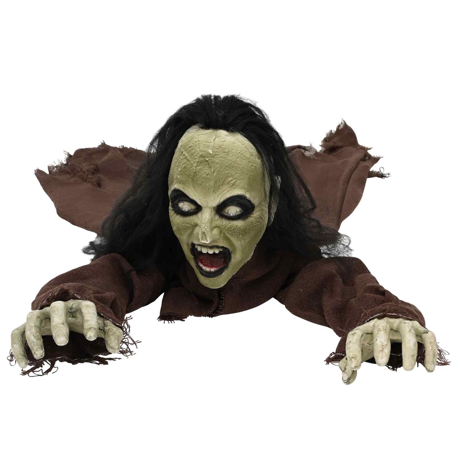 Zombie strisciante di Halloween SPOOKA Marrone 51 x 130 x 24 cm