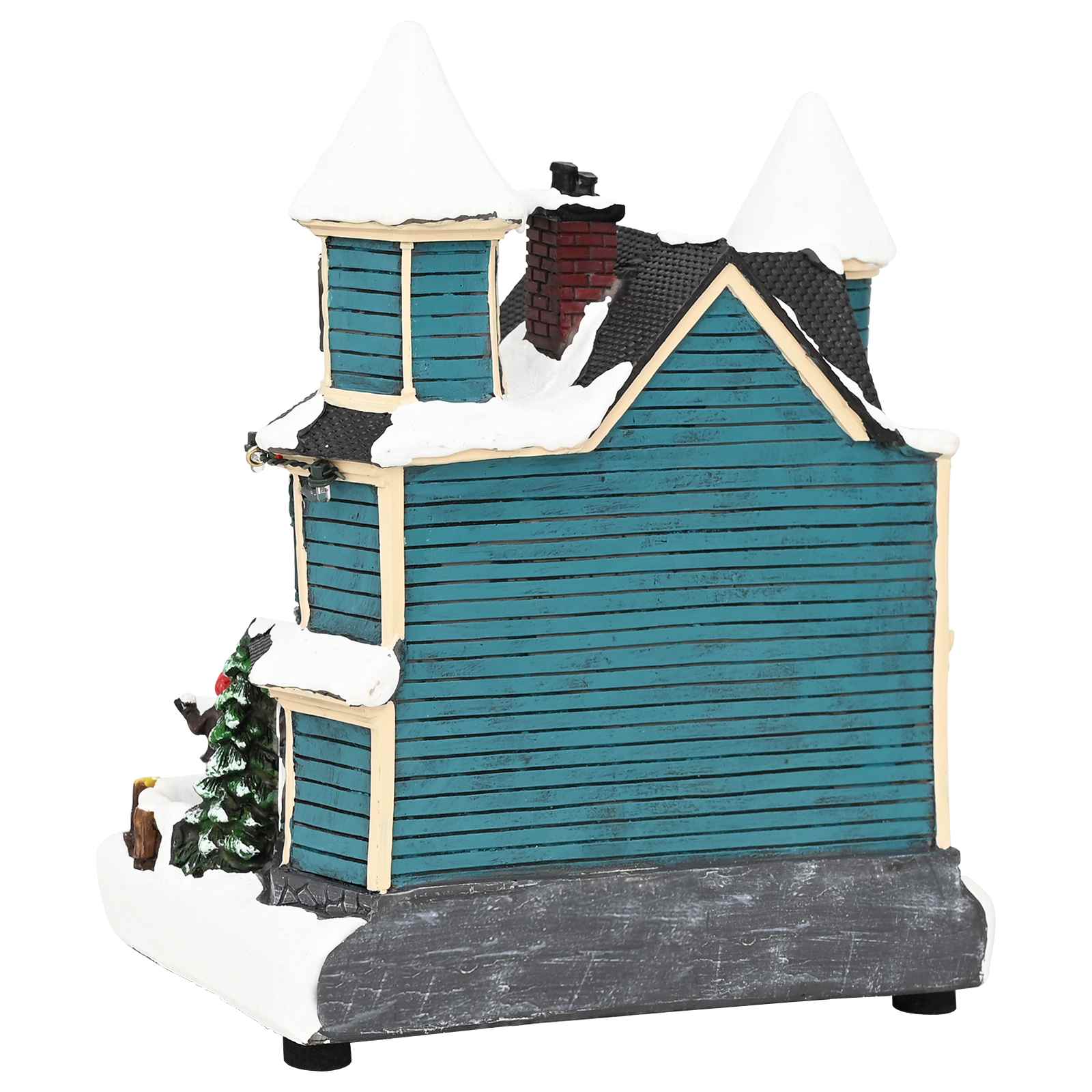 Villaggio di Natale con slitta SALO 19 x 13 x 24 cm Resina