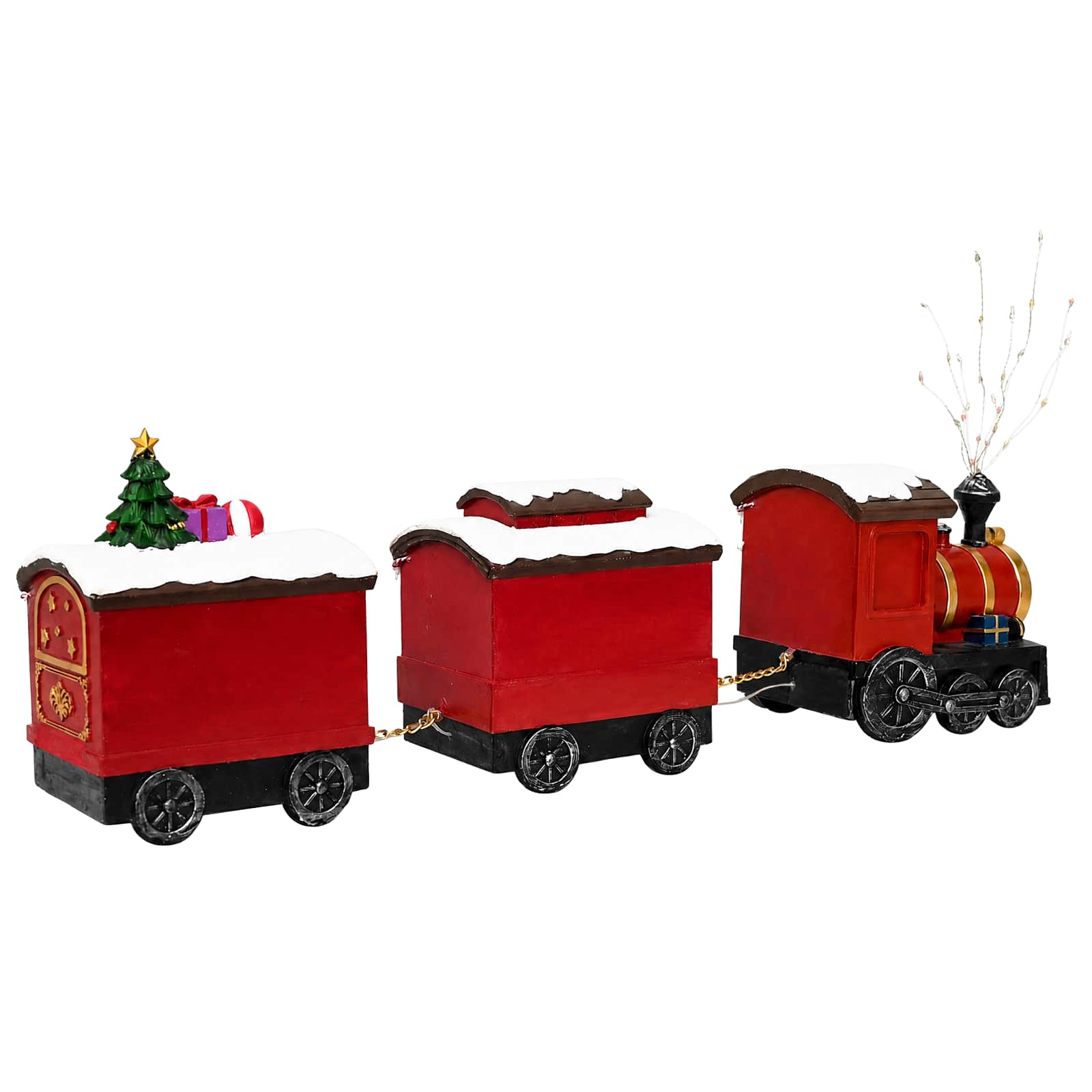 Treno di Natale SALO 51 x 9,5 x 24,5 cm Resin Multicolour