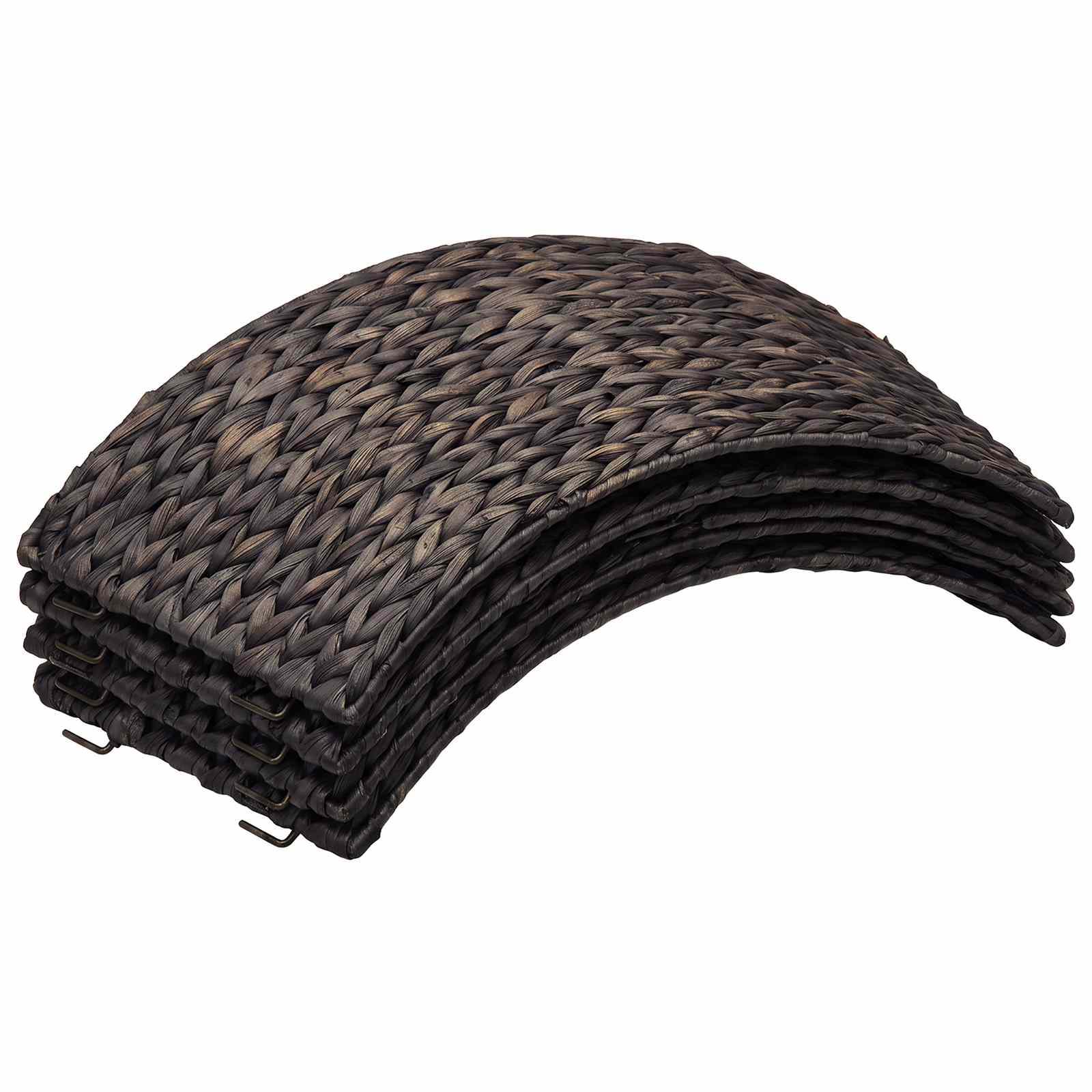 Collare per Albero di Natale Rotondo Nero Ø 45 x 22 cm