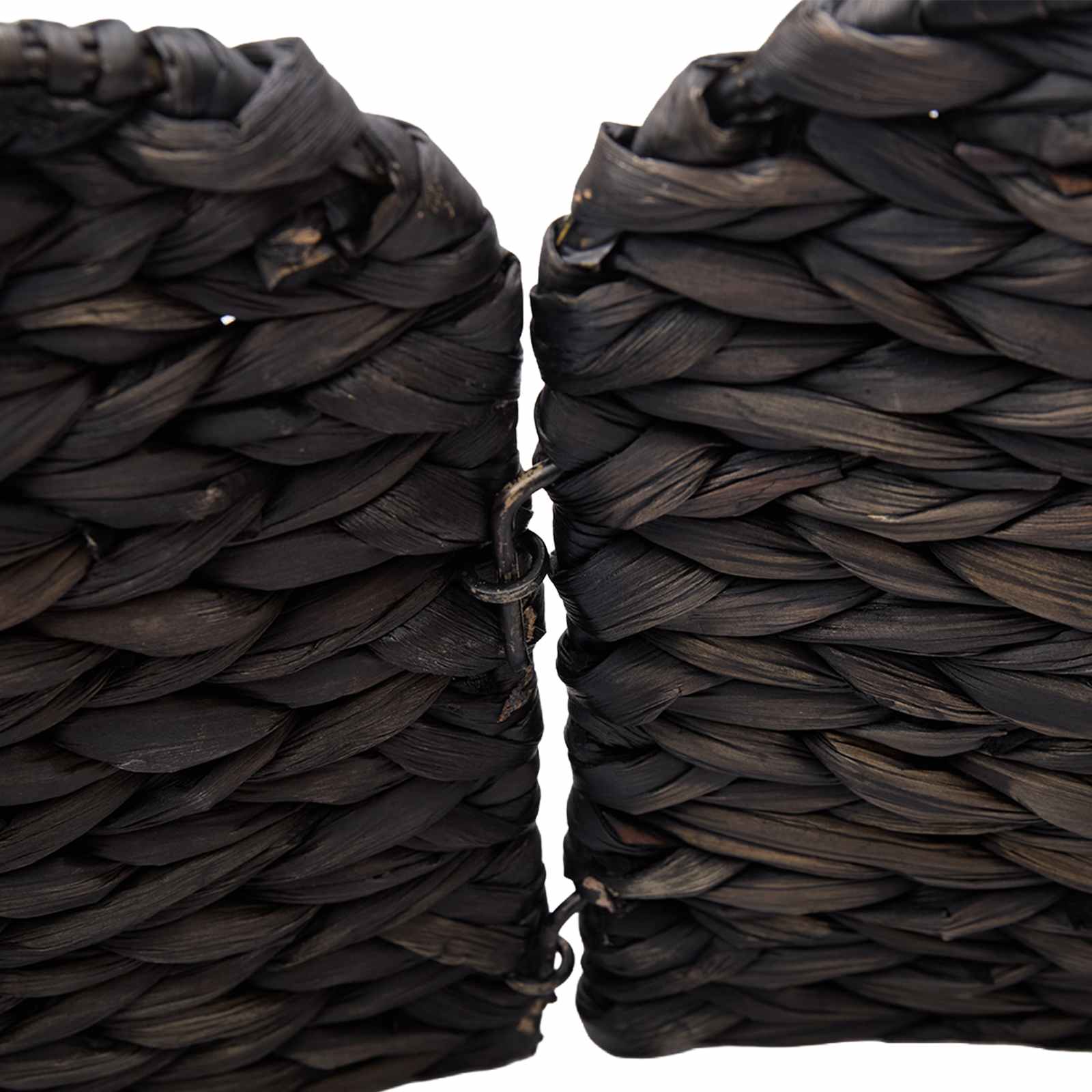 Collare per Albero di Natale Rotondo Nero Ø 45 x 22 cm