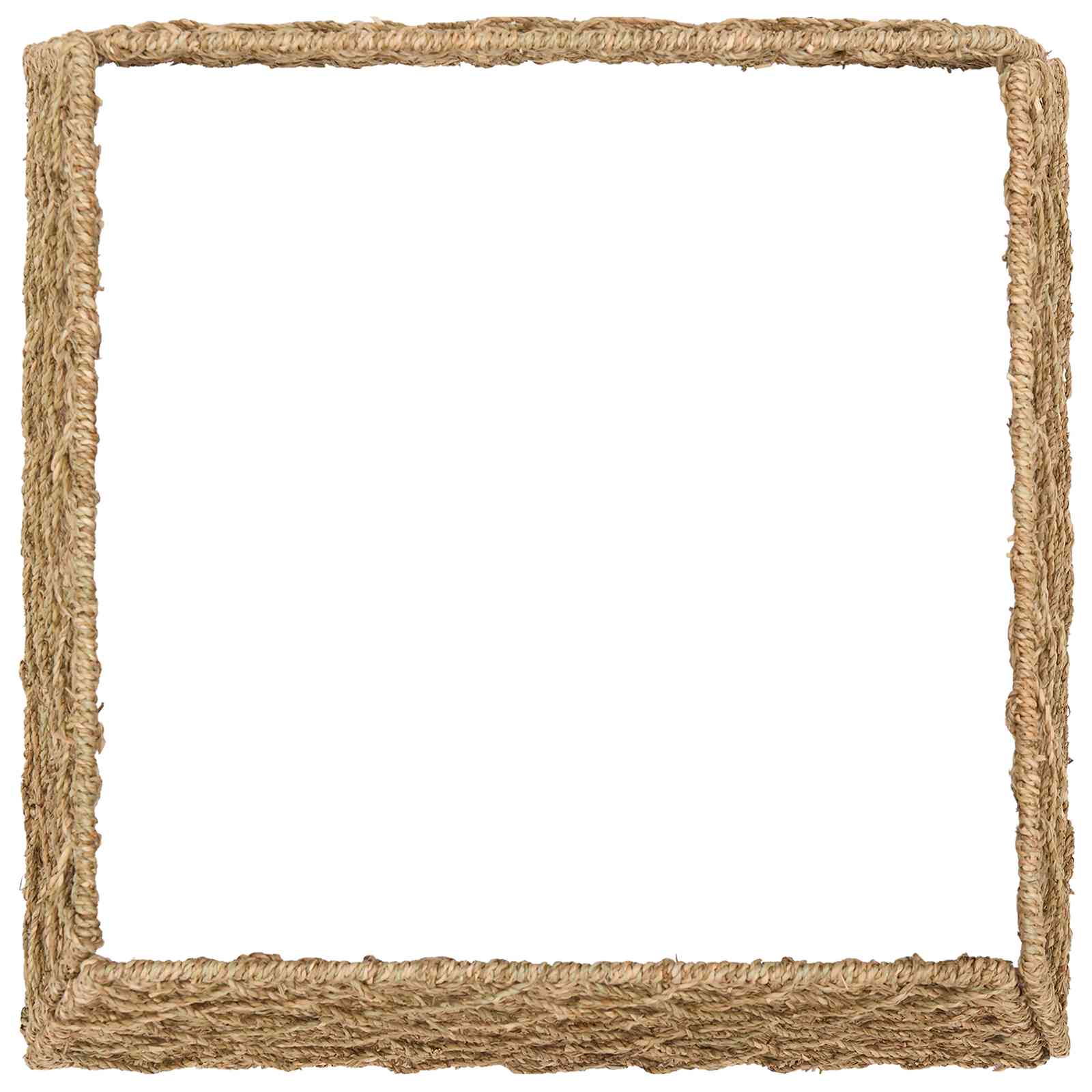 Collare per Albero di Natale Quadrato Naturale 60 x 60 x 28 cm